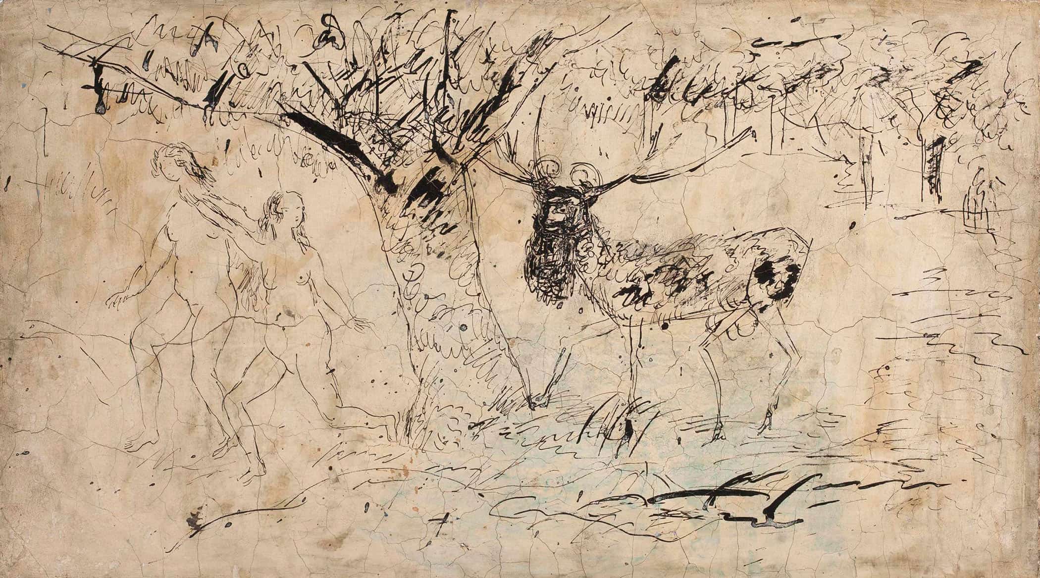 Scene In Paradise by Tadeusz Makowski - Image 2