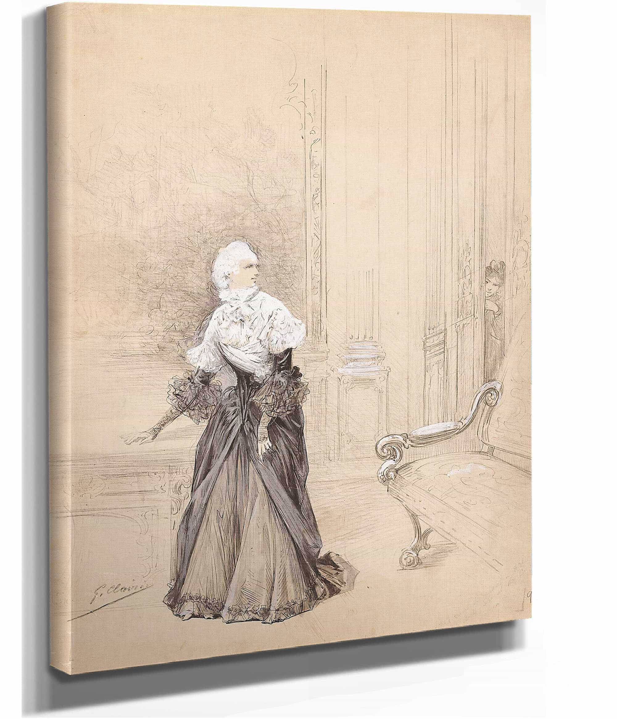 Scenes Of Sarah Bernhardts Life by Georges Jules Victor Clairin - Image 12