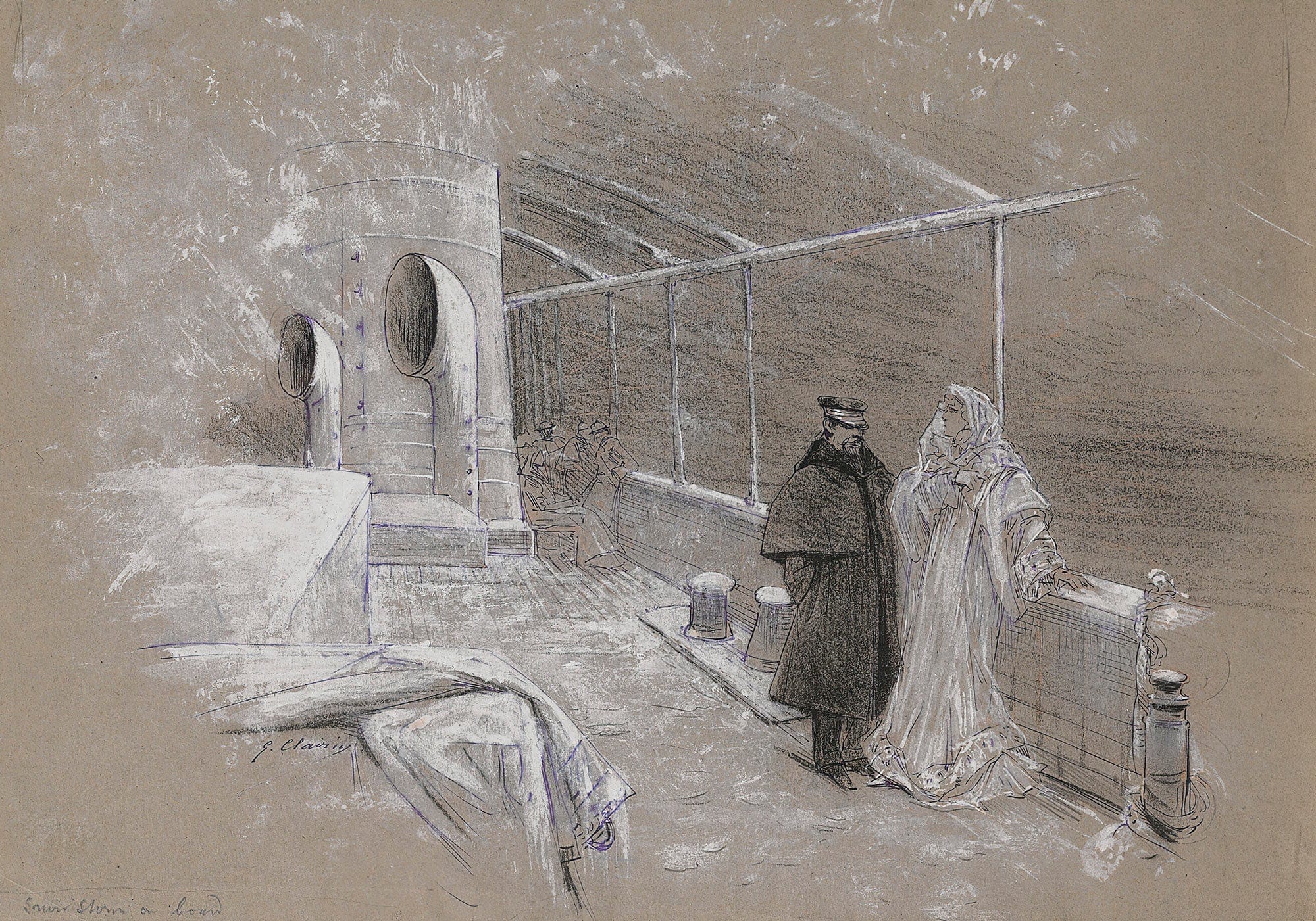 Scenes Of Sarah Bernhardts Life by Georges Jules Victor Clairin - Image 19