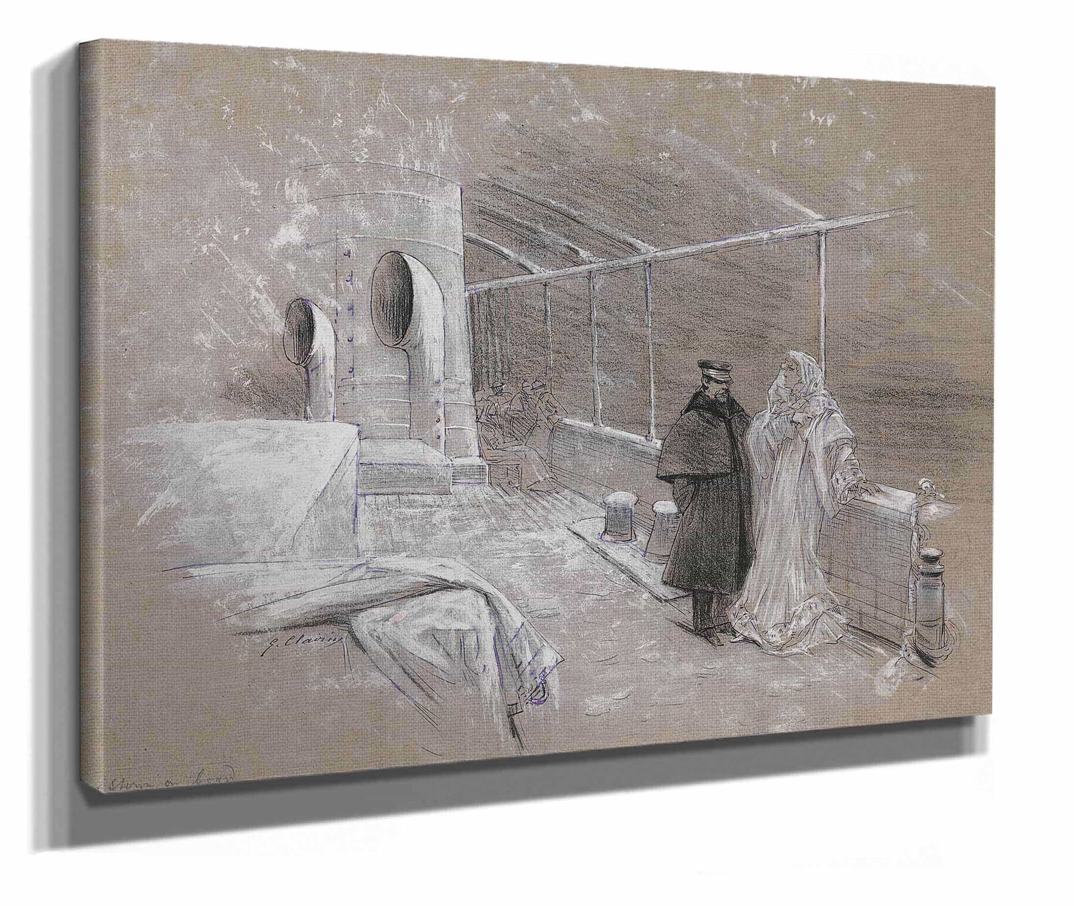 Scenes Of Sarah Bernhardts Life by Georges Jules Victor Clairin - Image 23