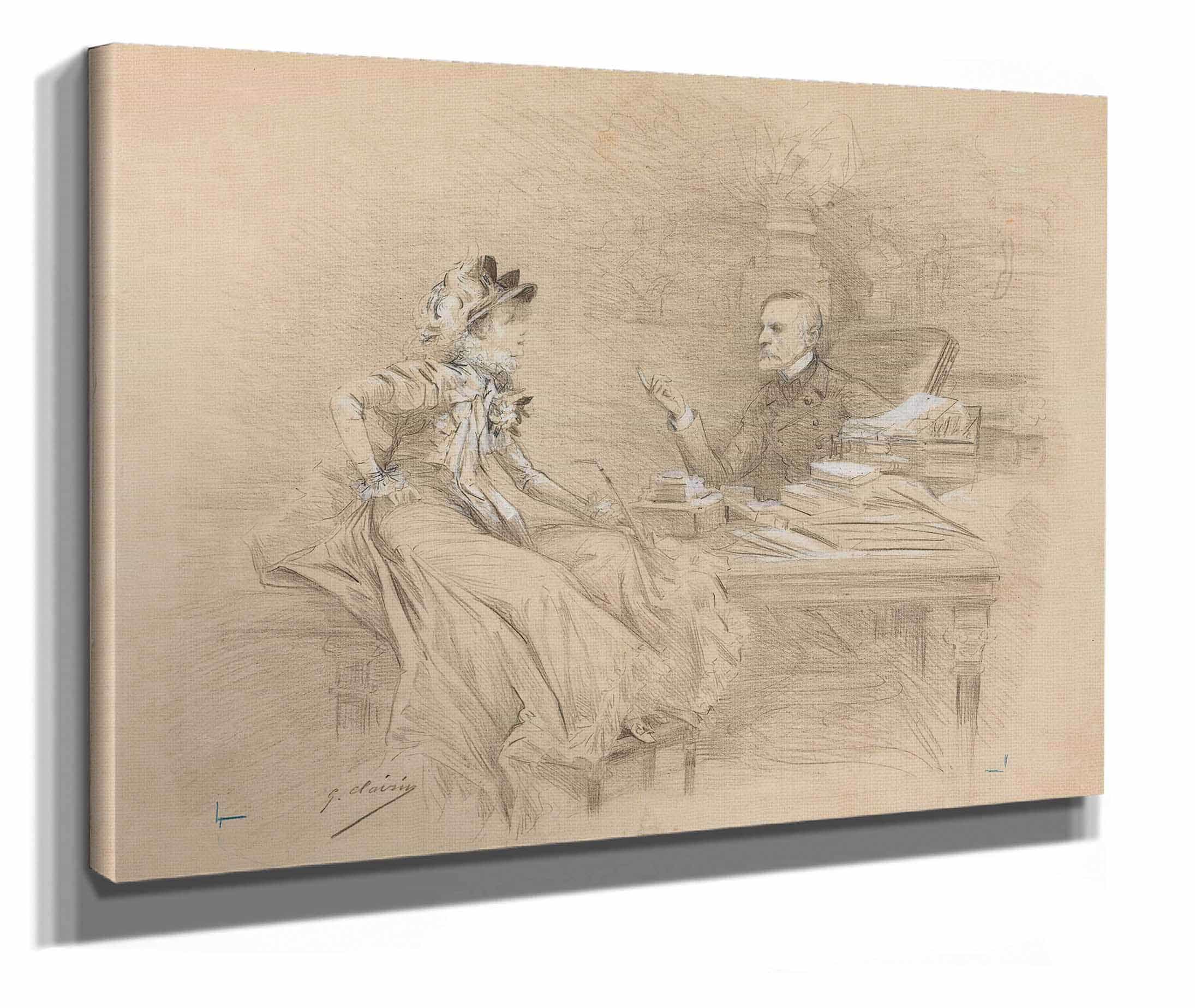 Scenes Of Sarah Bernhardts Life by Georges Jules Victor Clairin - Image 25