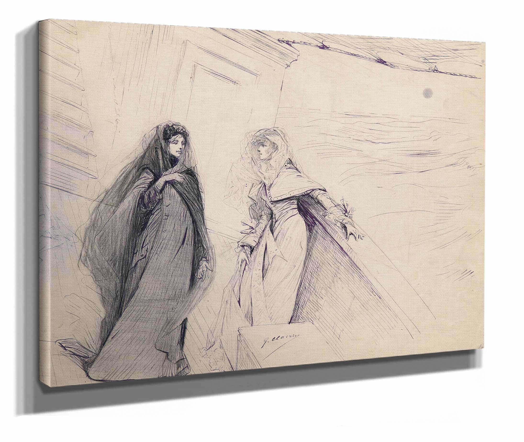 Scenes Of Sarah Bernhardts Life by Georges Jules Victor Clairin - Image 26