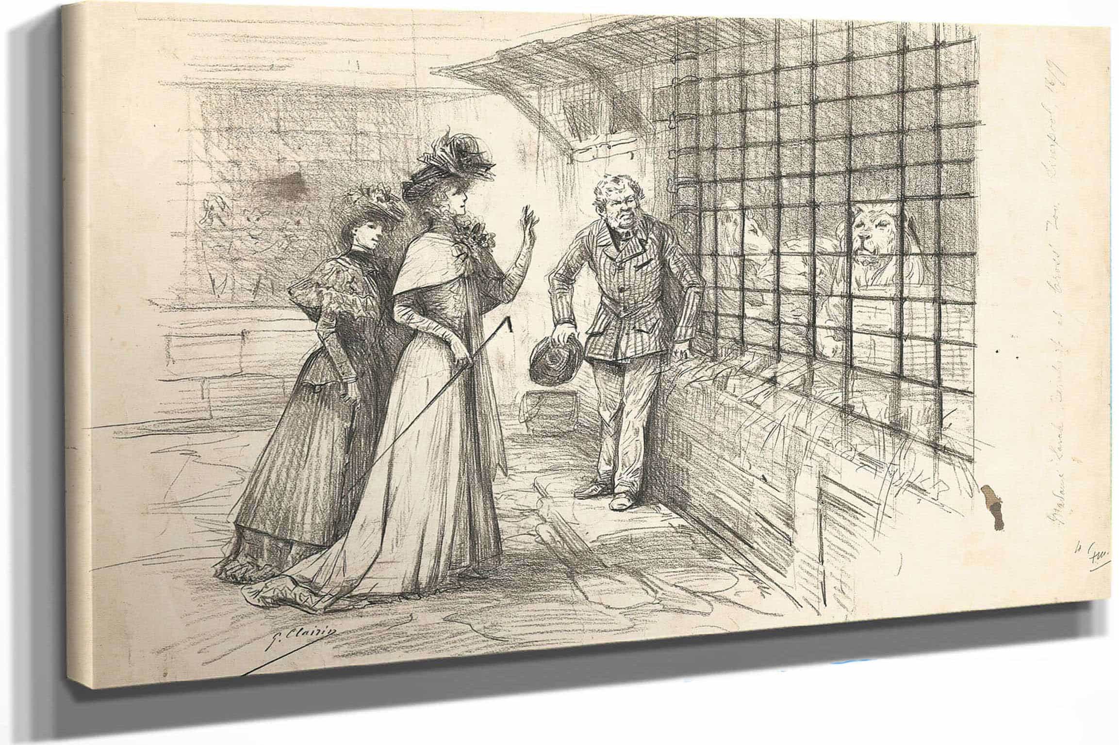 Scenes Of Sarah Bernhardts Life by Georges Jules Victor Clairin - Image 35