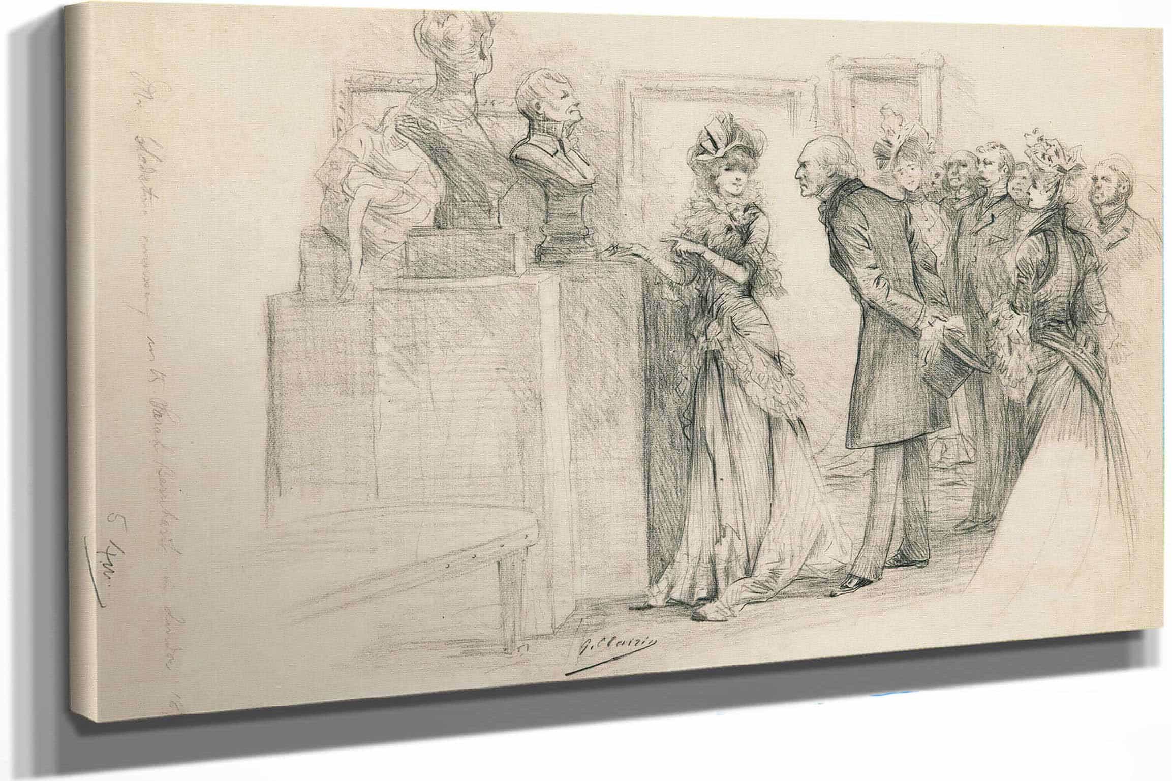 Scenes Of Sarah Bernhardts Life by Georges Jules Victor Clairin - Image 43