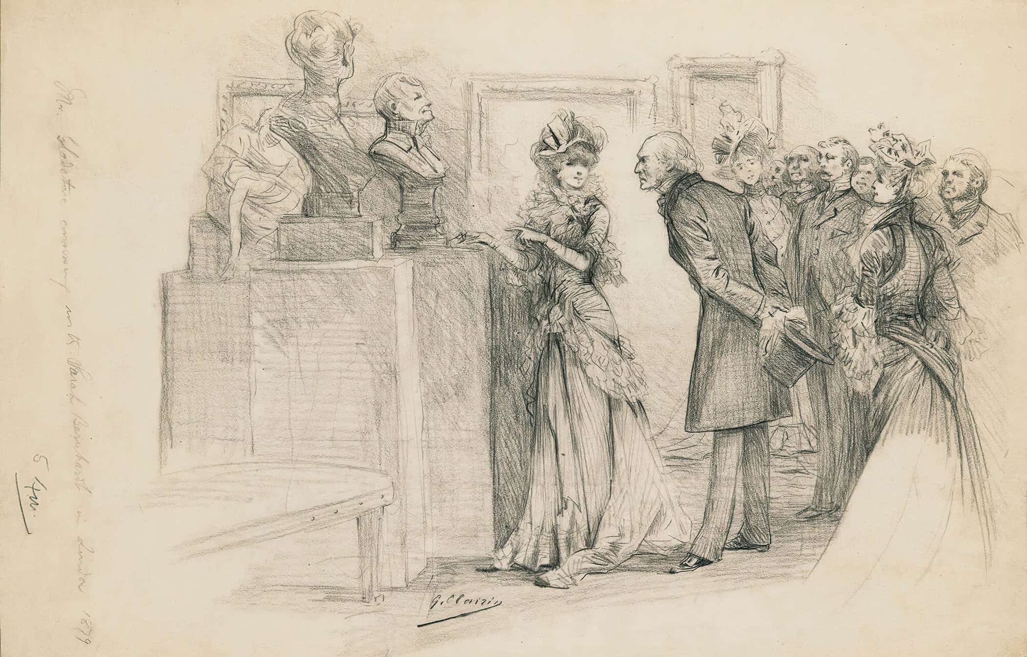 Scenes Of Sarah Bernhardts Life by Georges Jules Victor Clairin - Image 48