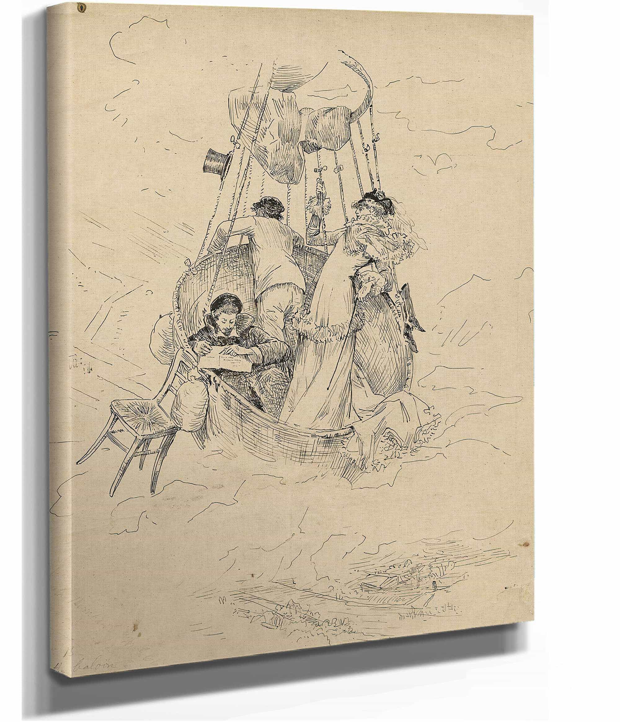 Scenes Of Sarah Bernhardts Life by Georges Jules Victor Clairin - Image 5