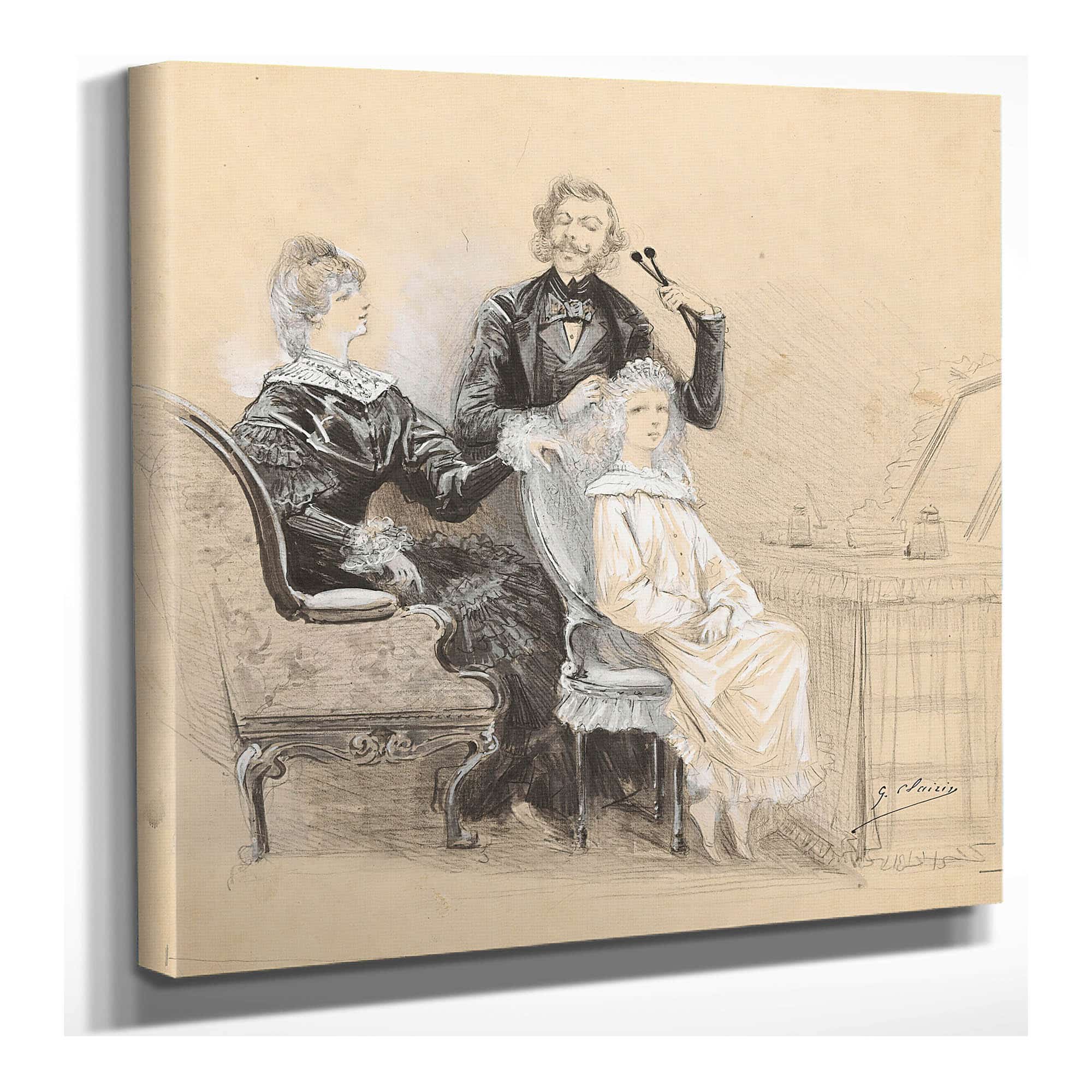 Scenes Of Sarah Bernhardts Life by Georges Jules Victor Clairin - Image 70