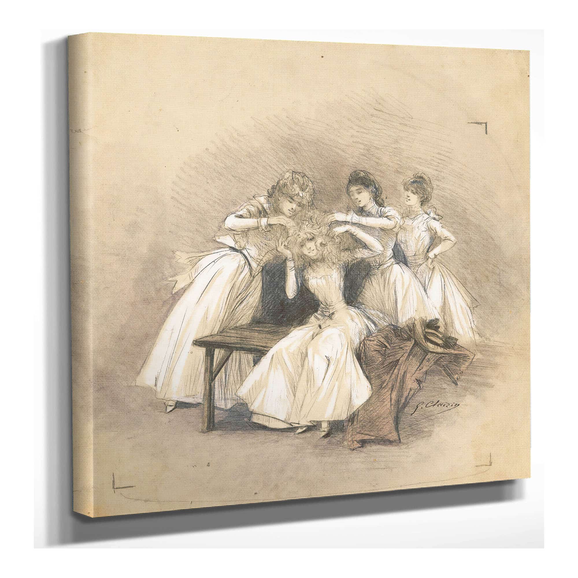Scenes Of Sarah Bernhardts Life by Georges Jules Victor Clairin - Image 71