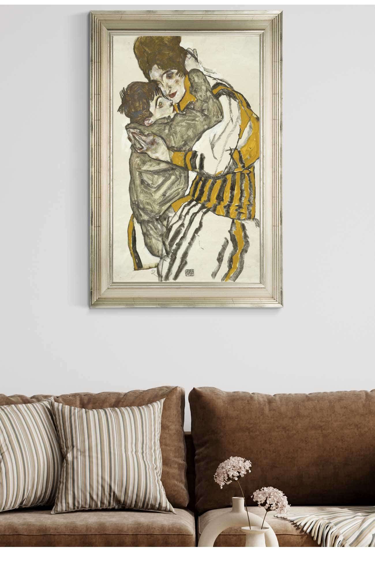 Schieles Wife With Her Little Nephew by Egon Schiele - Image 5