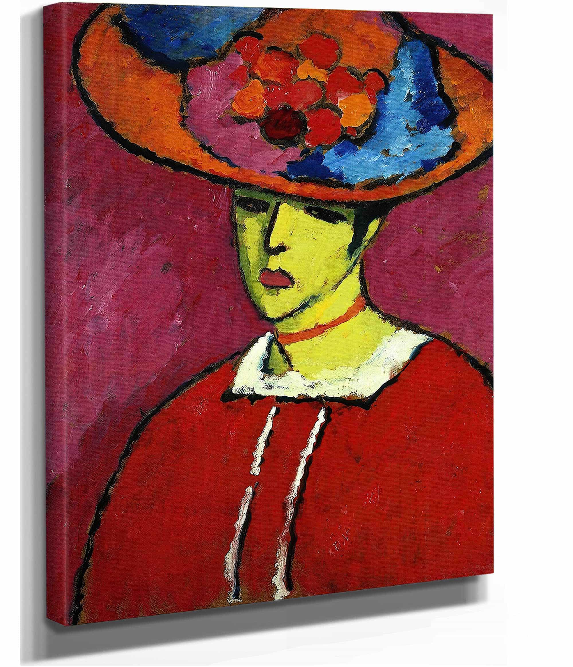Schokko With Wide Brimmed Hat by Alexej Von Jawlensky - Image 2
