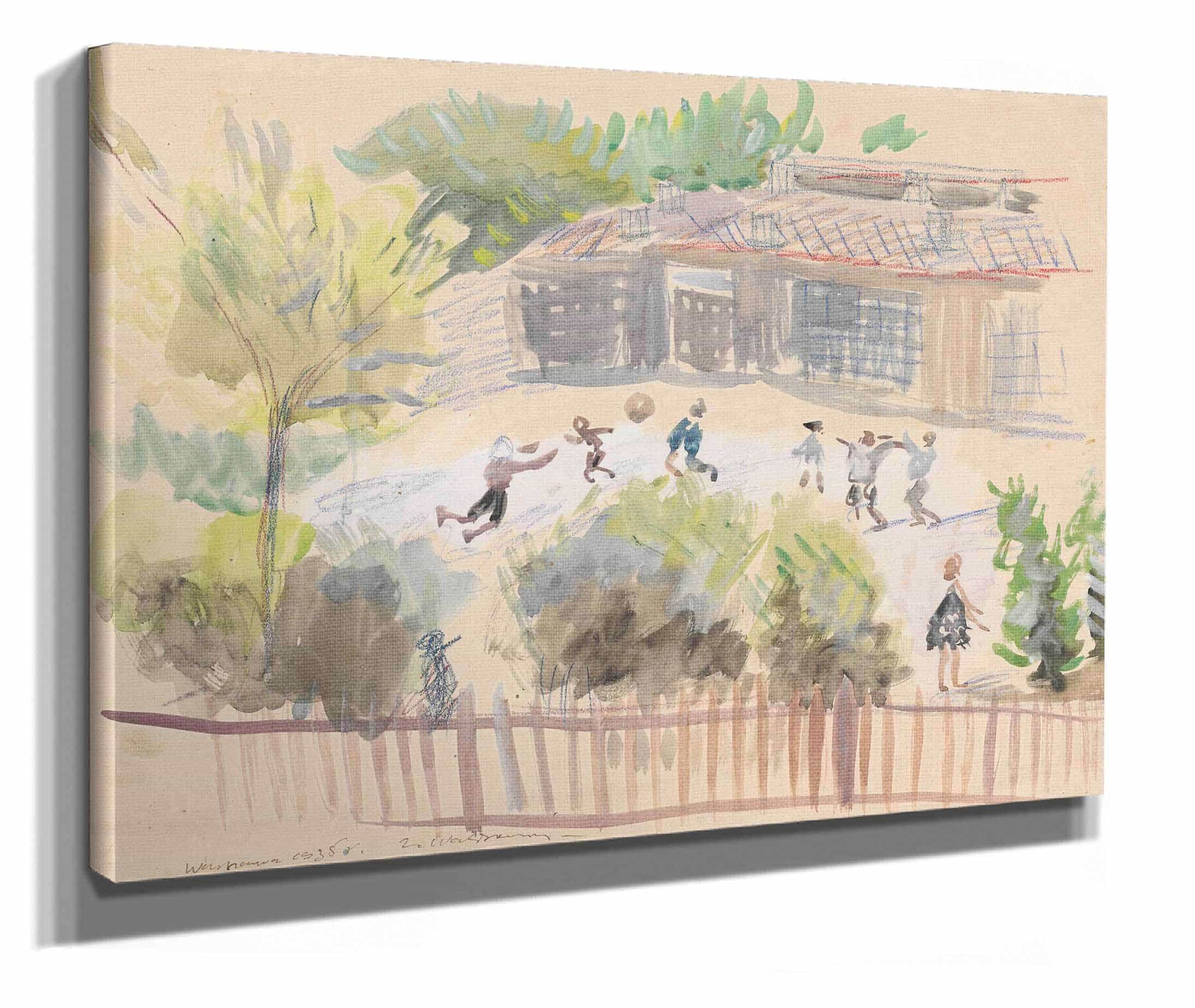 School Backyard by Zygmunt Waliszewski - Image 2