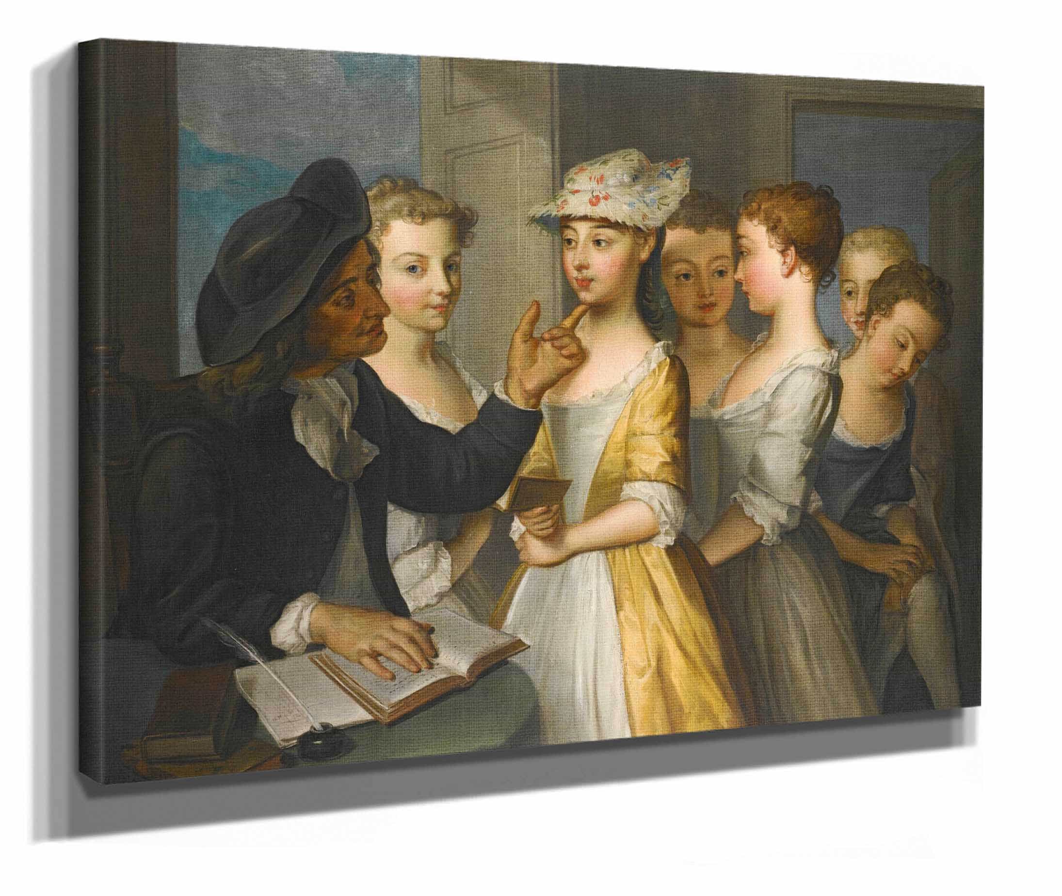 School For Girls by Philippe Mercier - Image 2