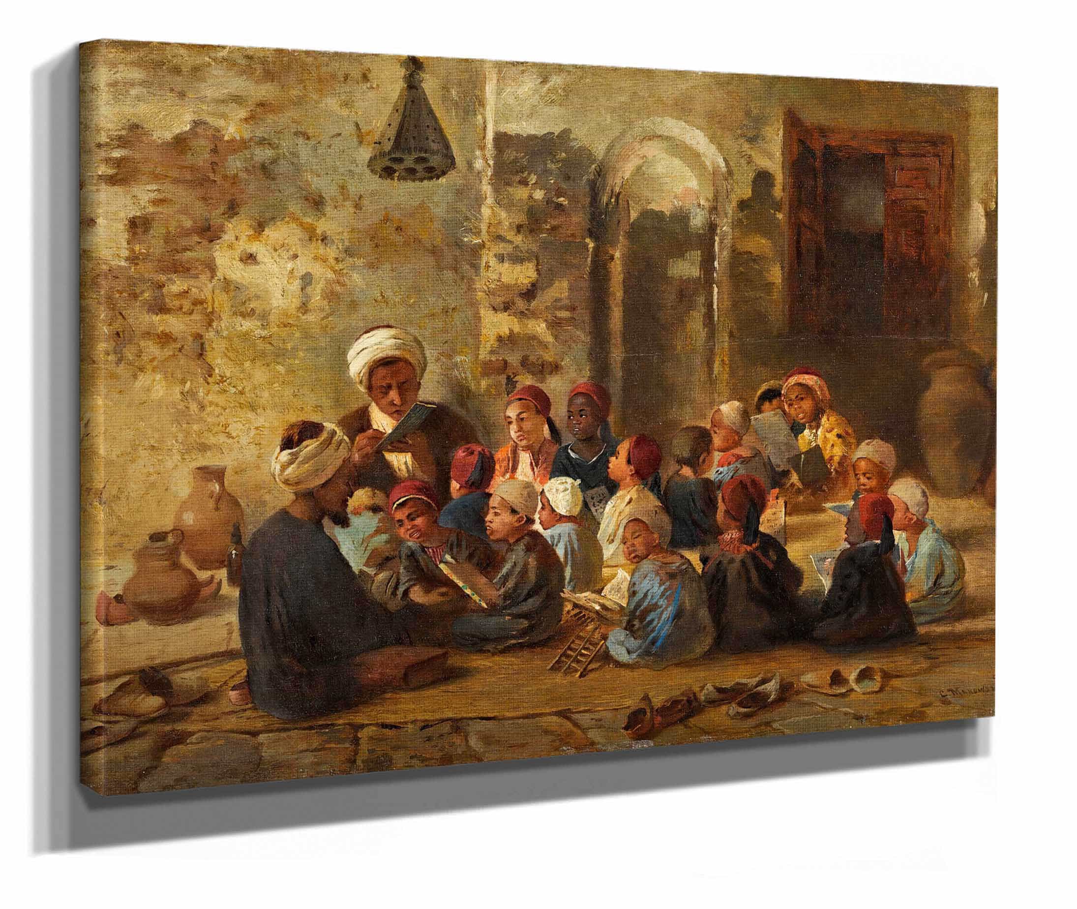 Schoolroom In Cairo by Konstantin Egorovich Makovsky - Image 2