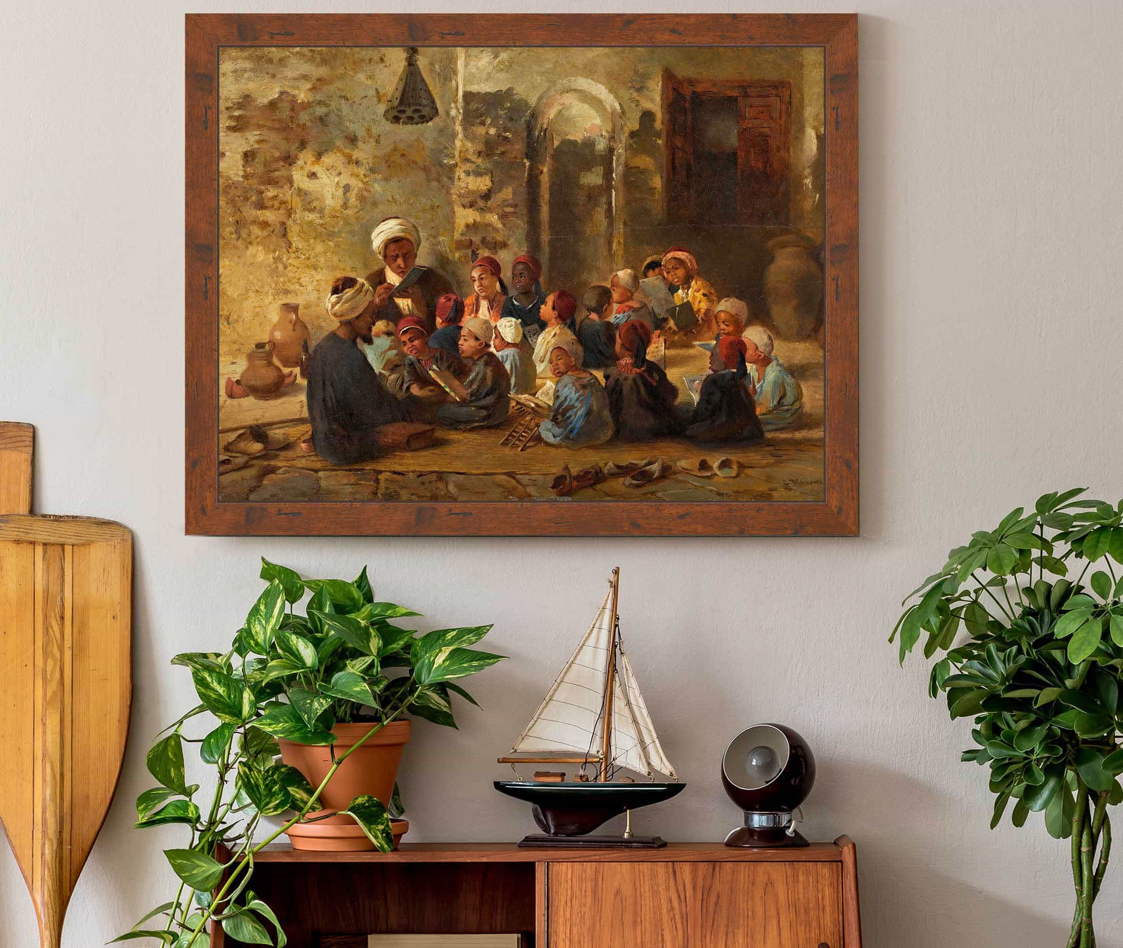 Schoolroom In Cairo by Konstantin Egorovich Makovsky - Image 3