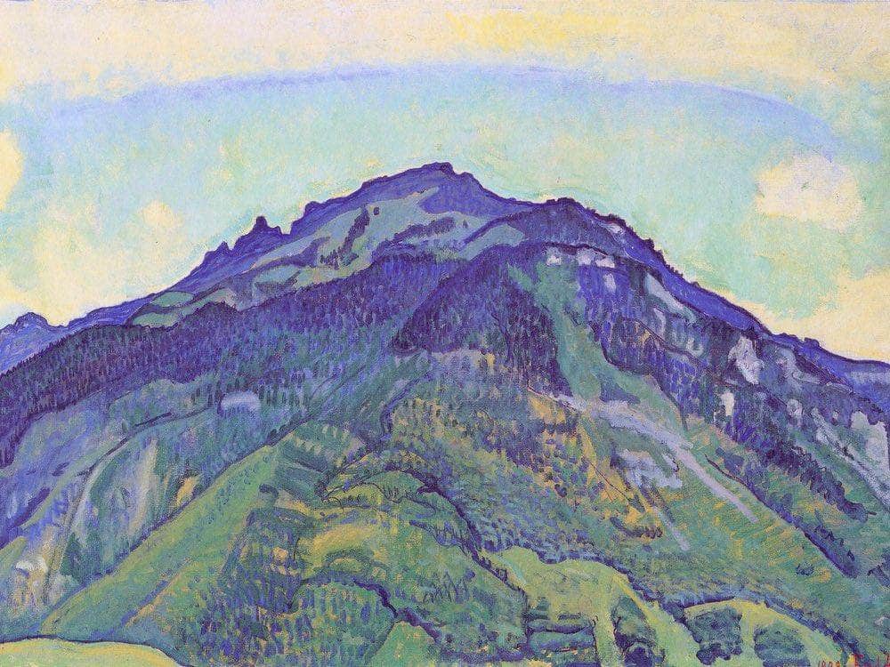 Schynige Plate 1909 68X98Cm Fondation Saner Studen Bei Biel Switzerland By Ferdinand Hodler - Image 7