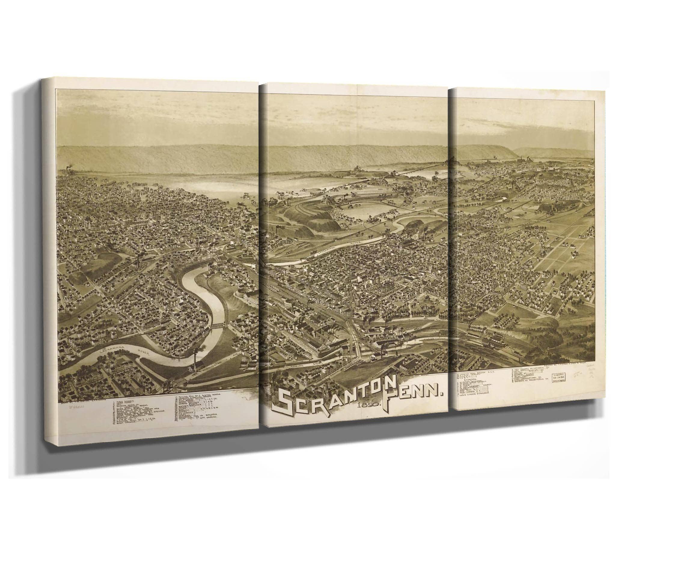 Scranton Penn 1890  State Of Pennsylvania - Image 2