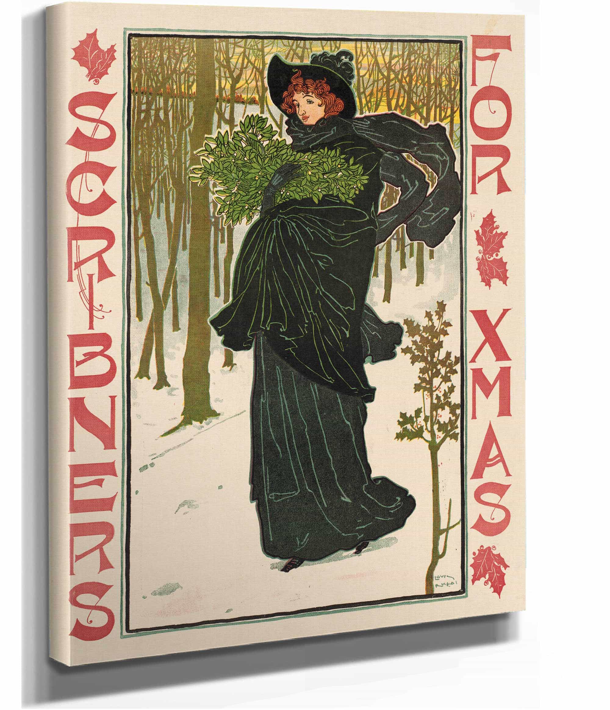 Scribners For Xmas by Louis Rhead - Image 2
