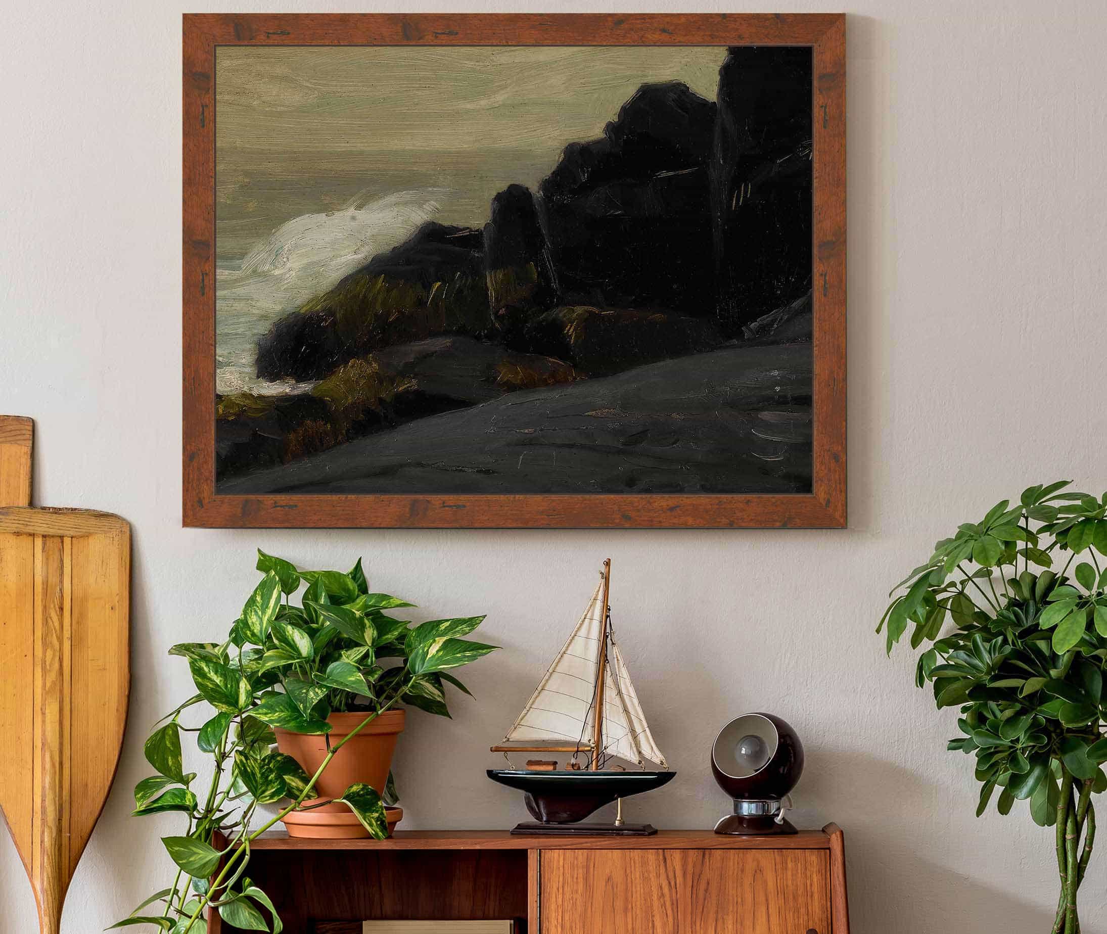 Sea Cliffs by Robert Henri - Image 3