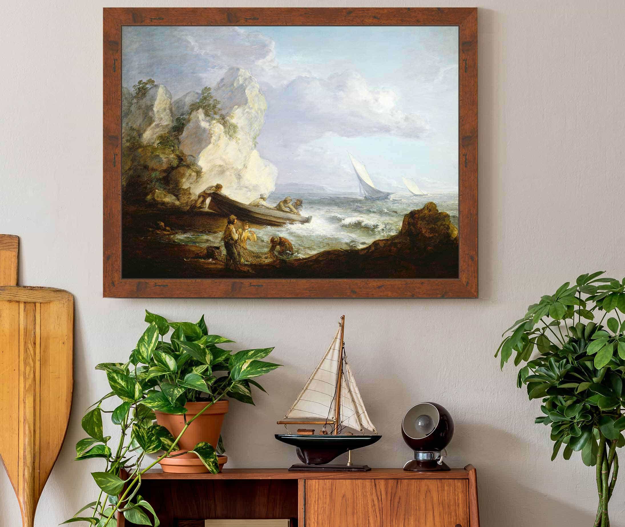Seashore With Fishermen by Thomas Gainsborough - Image 3