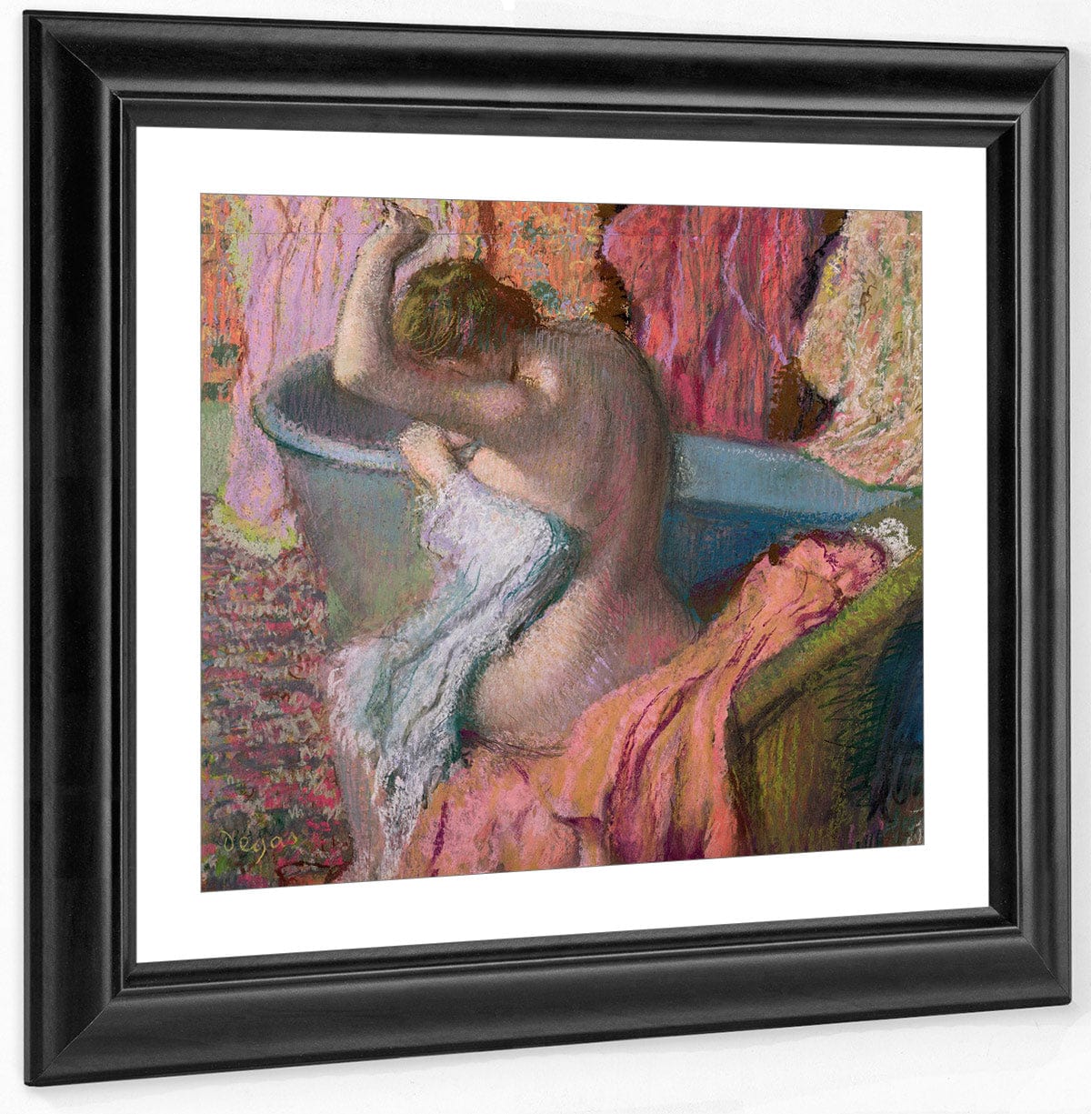 Seated Bather By Edgar Degas - Image 2