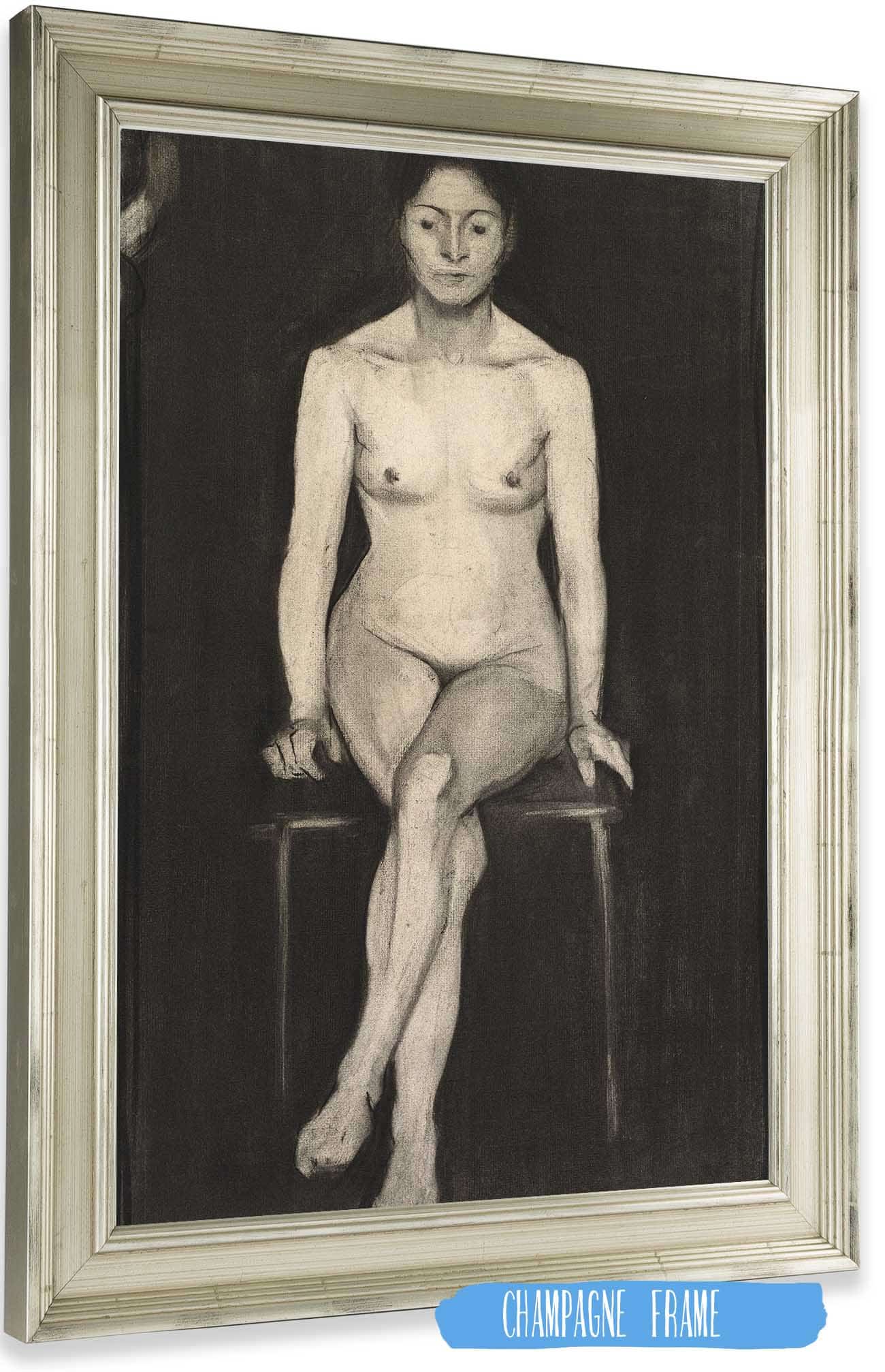 Seated Female Nude by Paula Modersohn Becker