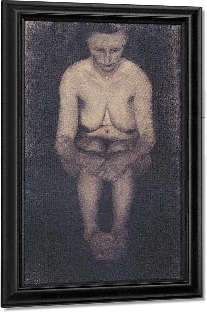 Seated Female Nude By Paula Modersohn Becker