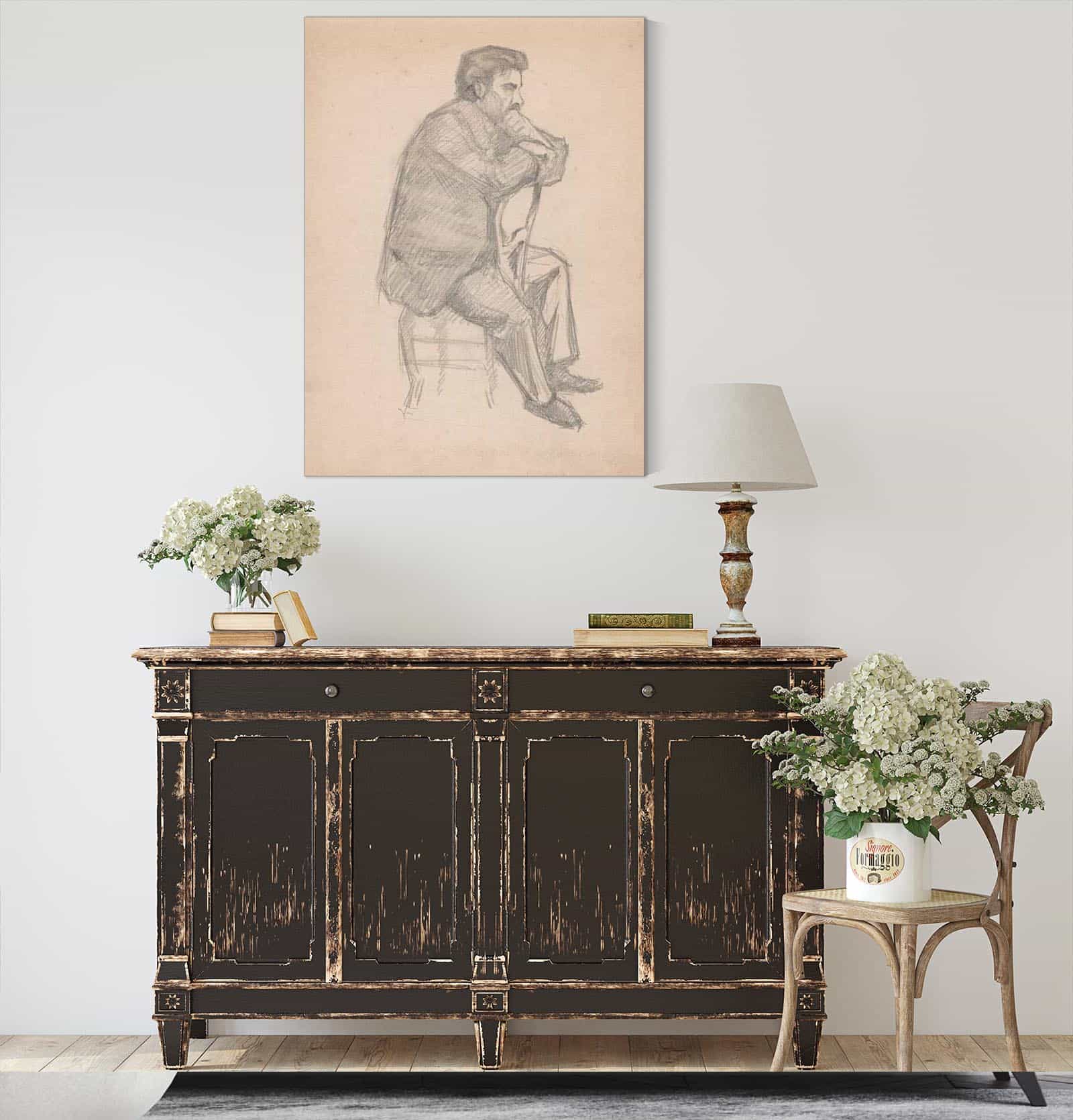 Seated Man by Jules Schmalzigaug - Image 4
