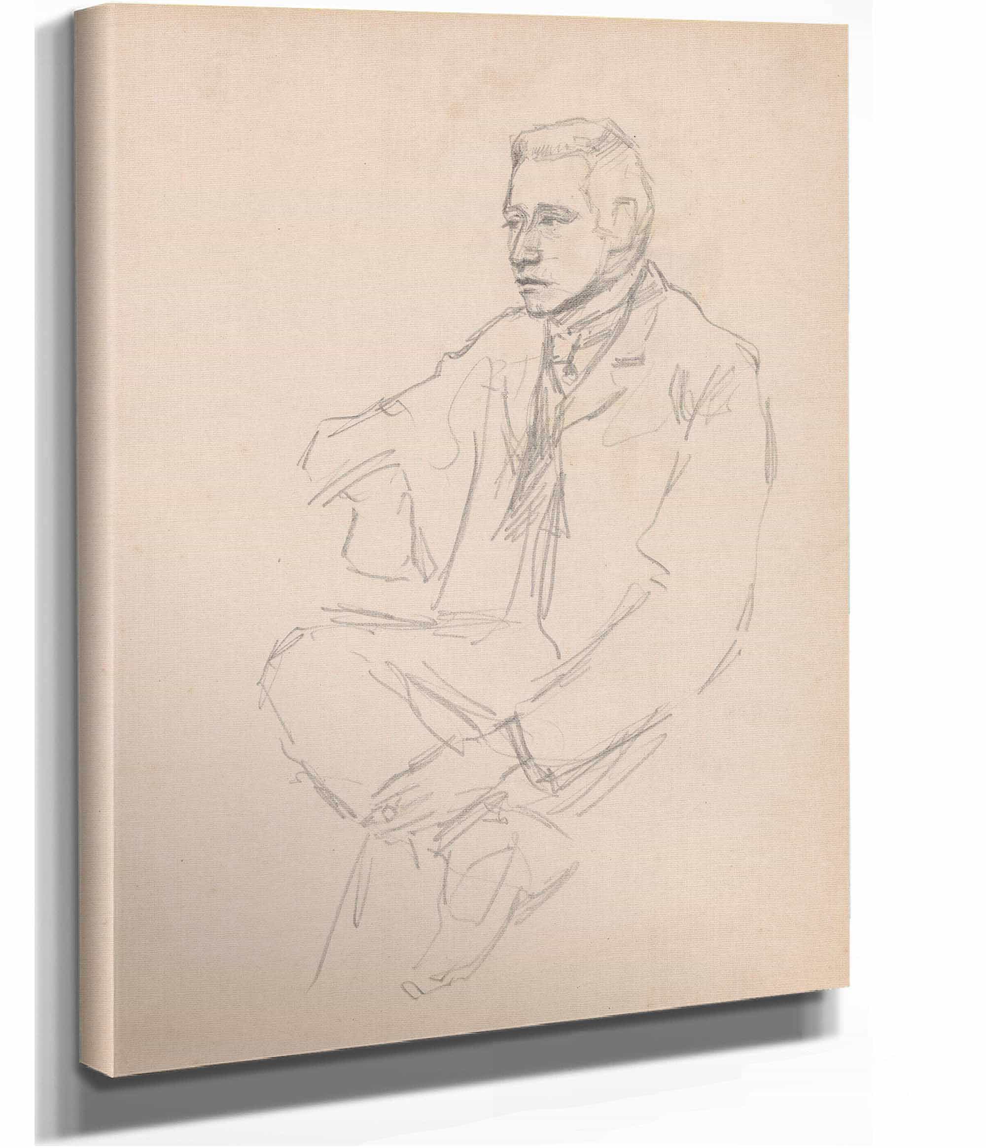 Seated Man by Jules Schmalzigaug - Image 6