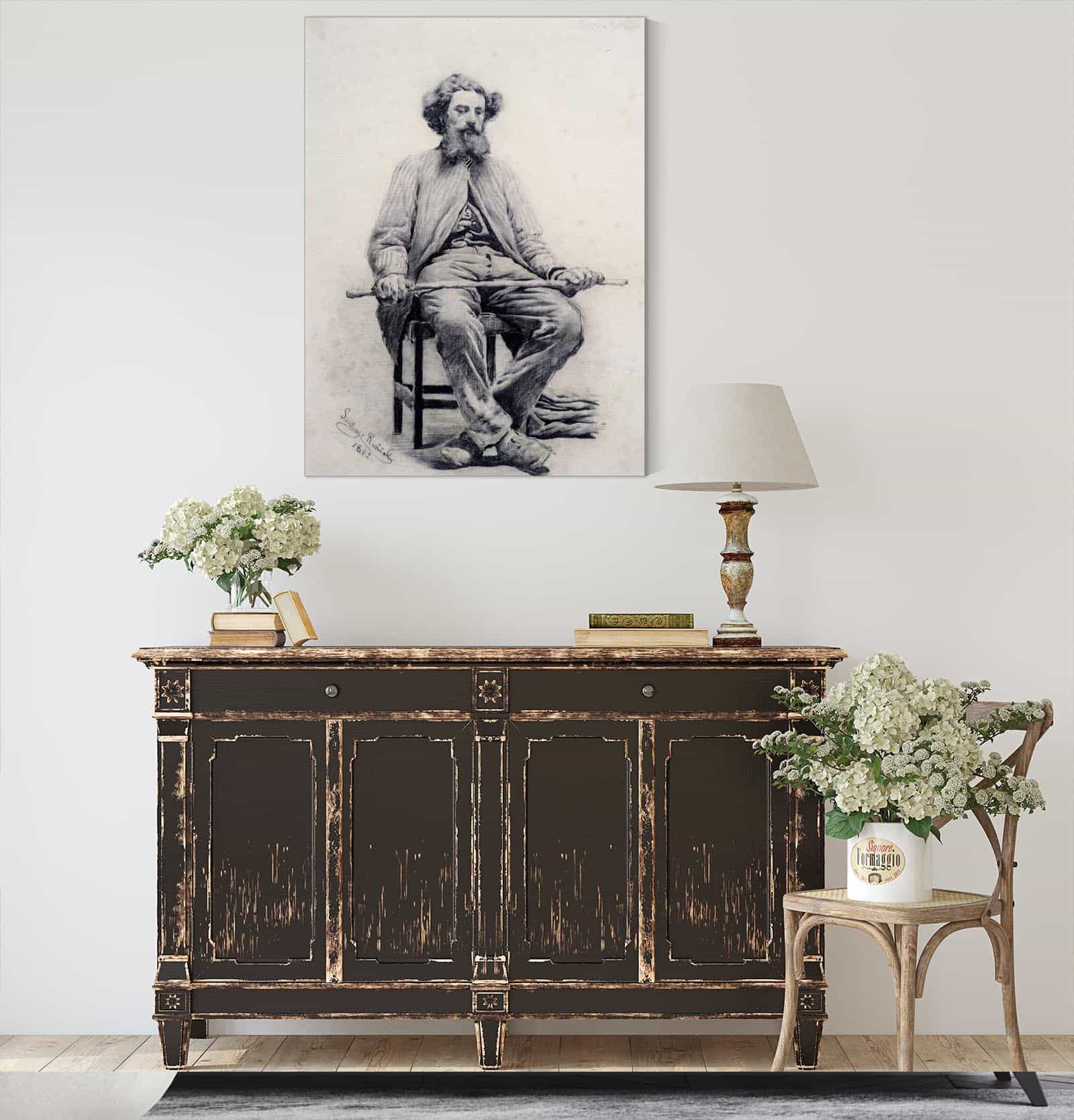 Seated Man by Santiago Rusinol - Image 4