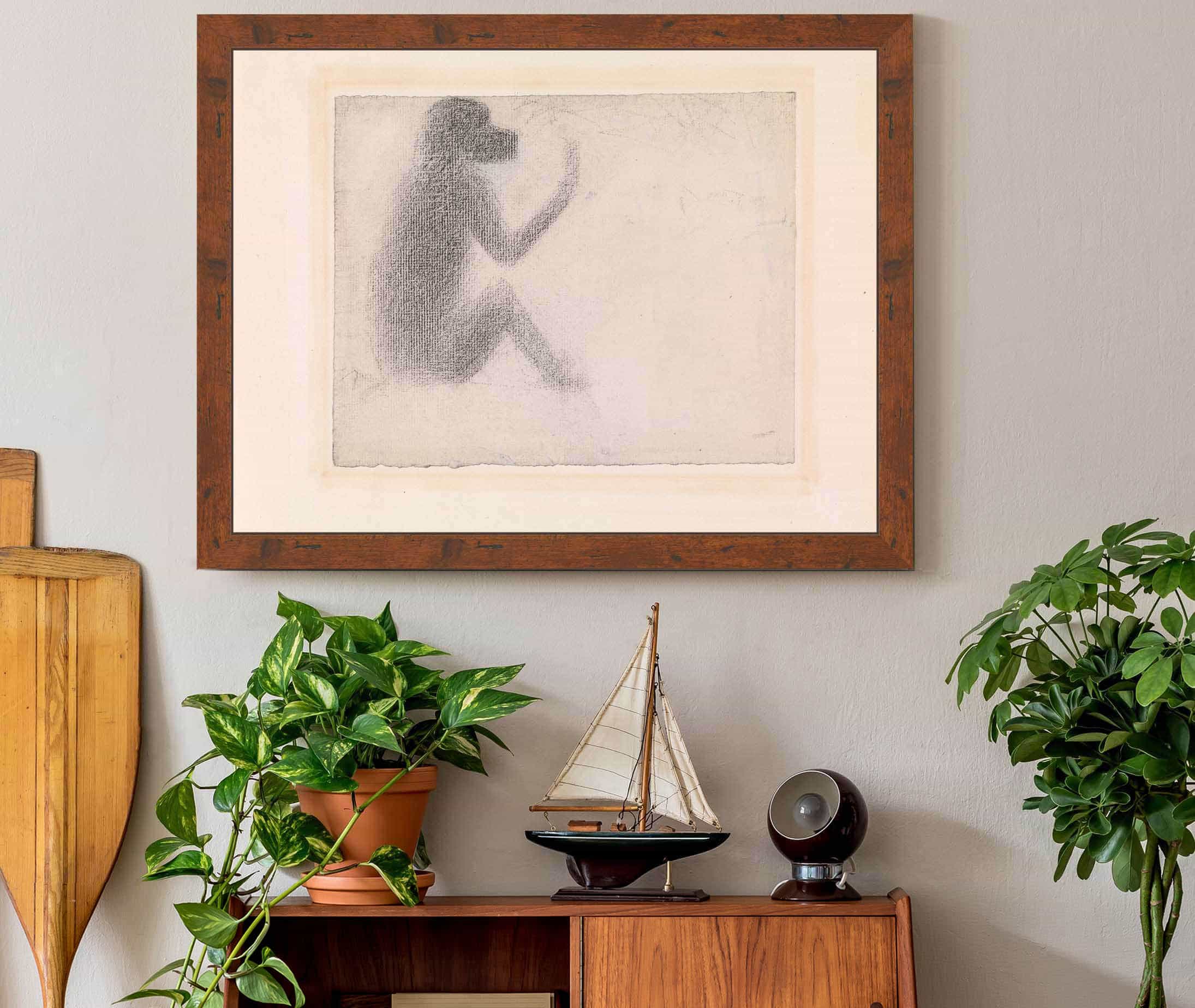 Seated Monkey by Georges Seurat - Image 3