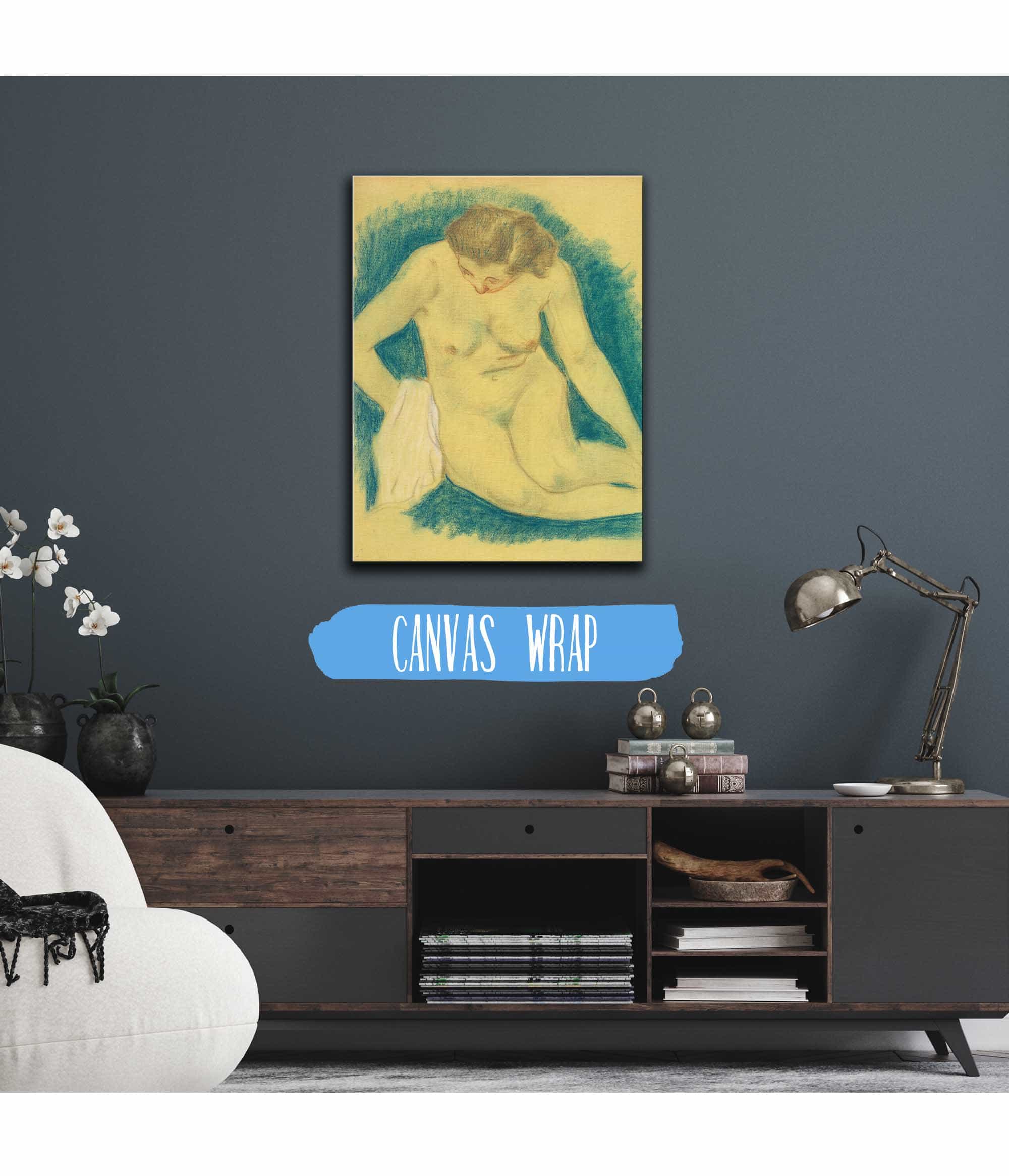 Seated Nude Seen From Above by Paul Gauguin - Image 3