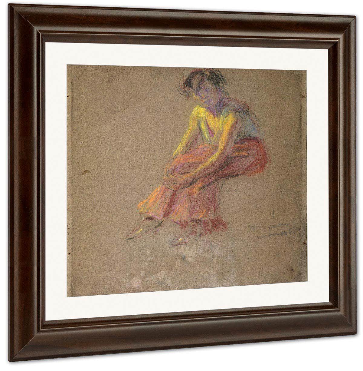 Seated Woman By Alice Pike Barney - Image 3