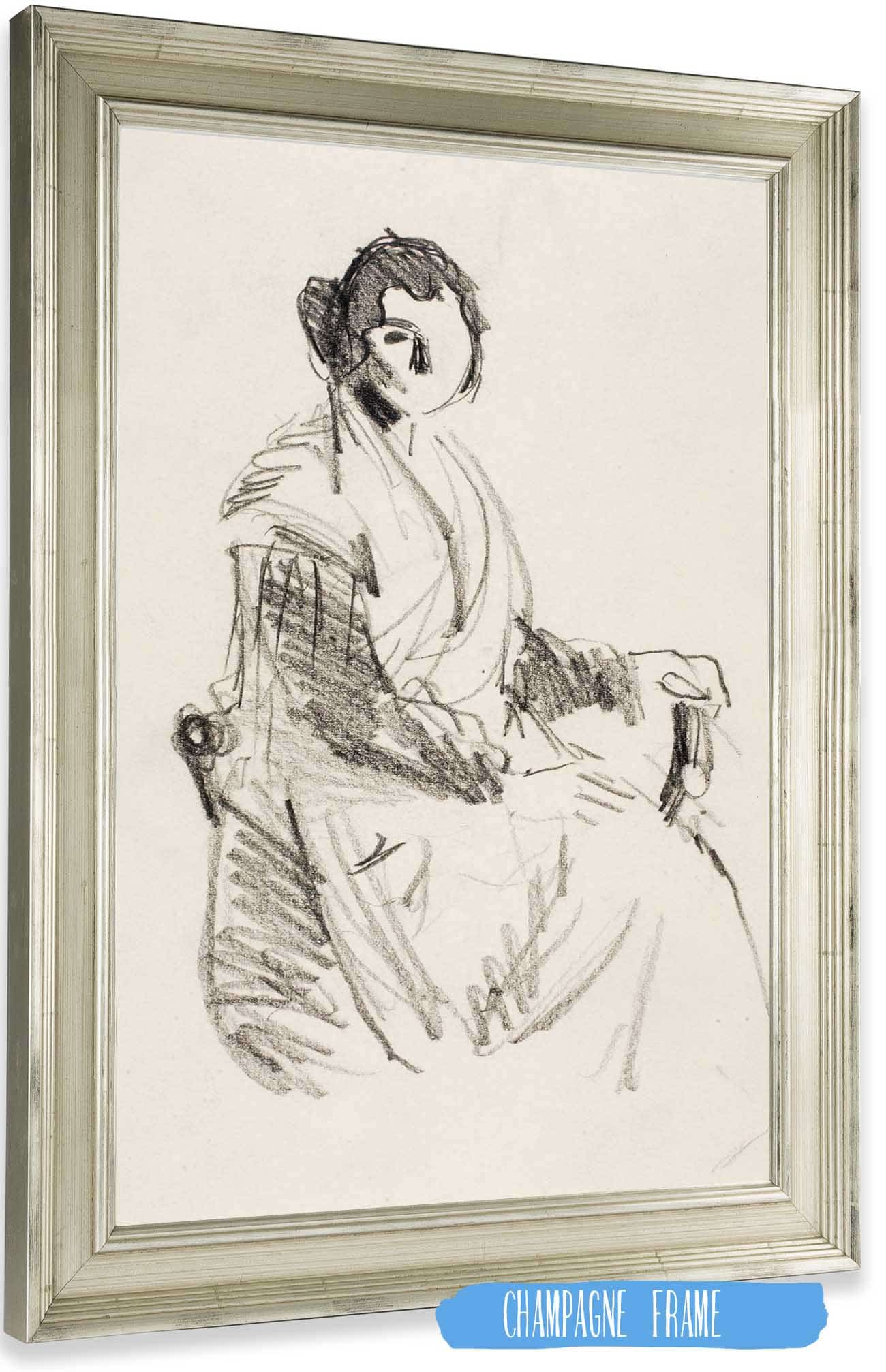 Seated Woman by Robert Henri