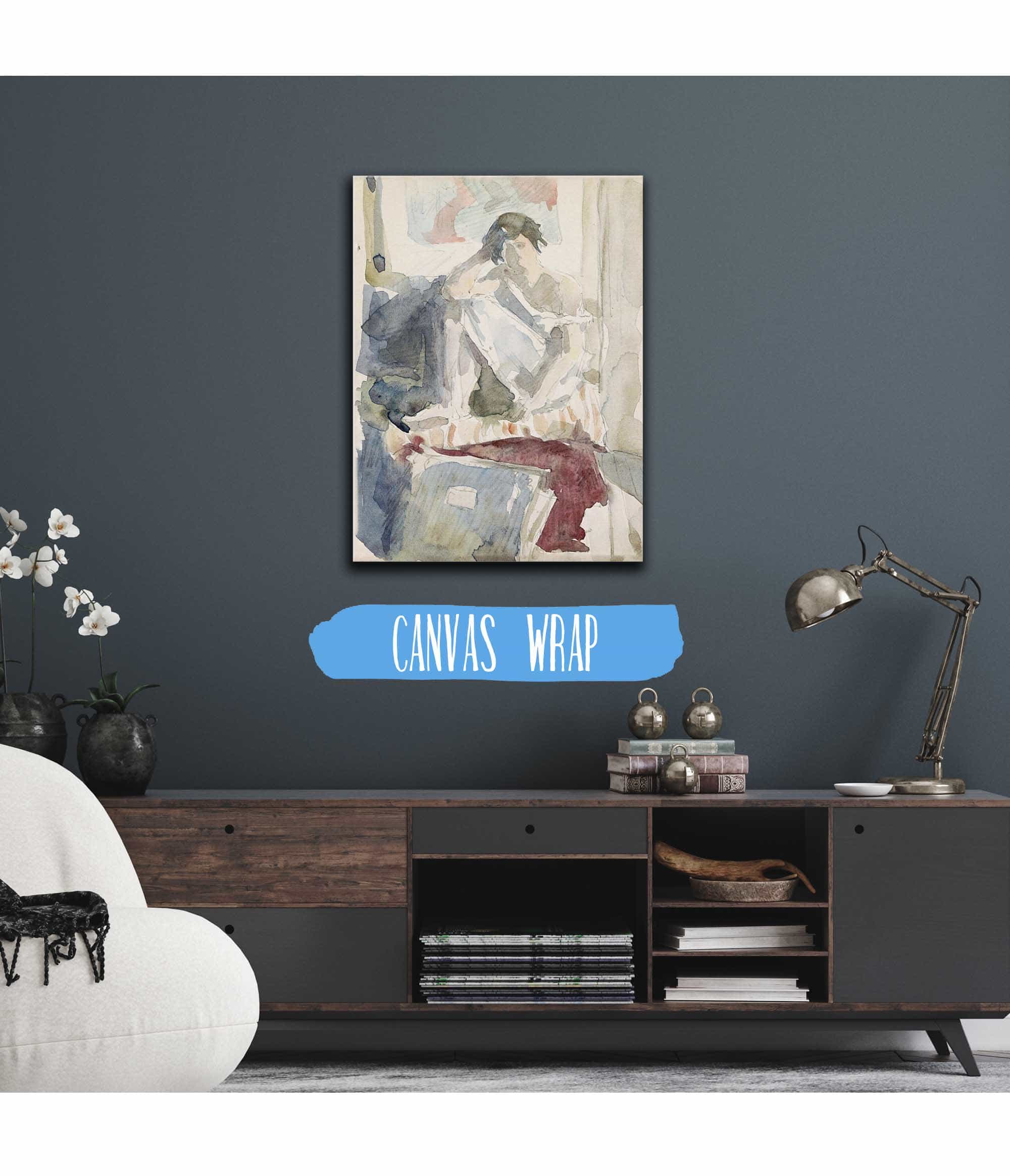 Seated Woman In An Interior by Reijer Stolk - Image 3