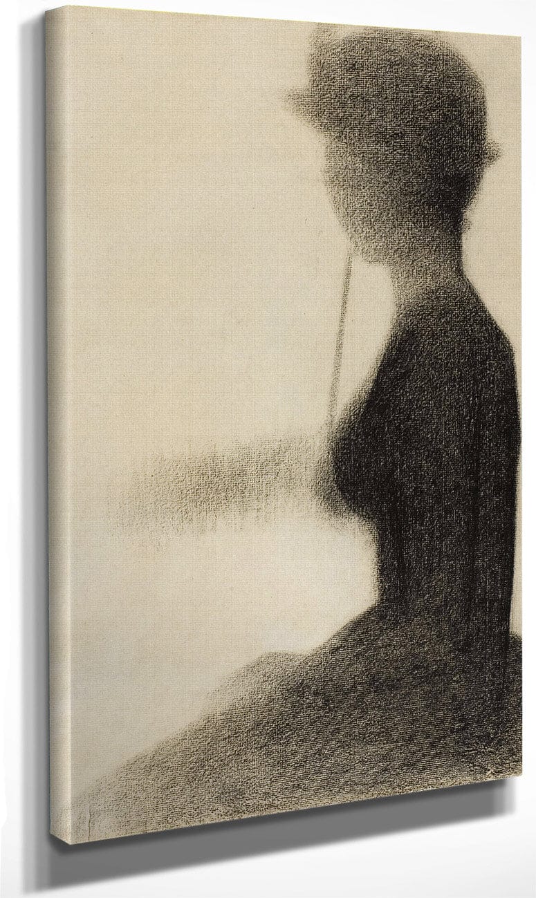 Seated Woman With A Parasol (Study For La Grande Jatte) By Georges Pierre Seurat