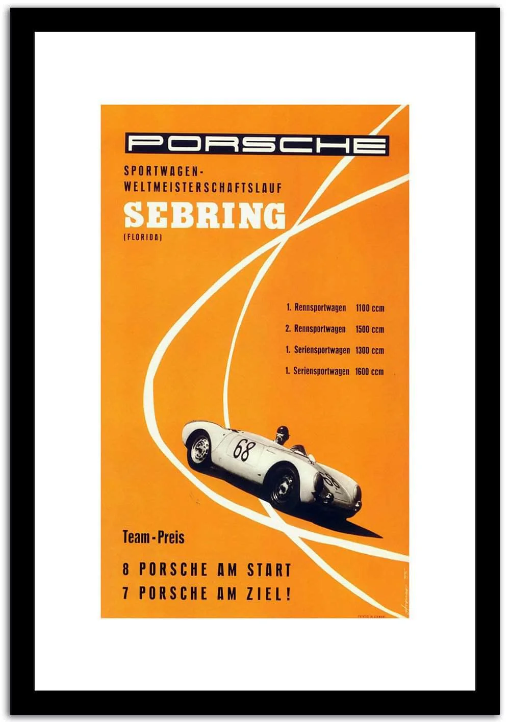Sebring Vintage Poster