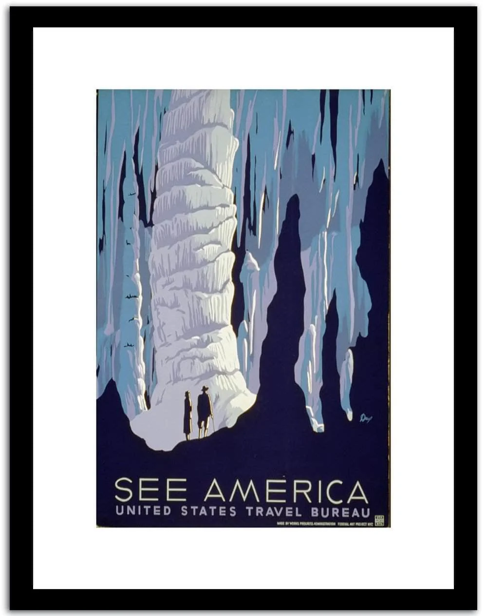 See America  Vintage Postera