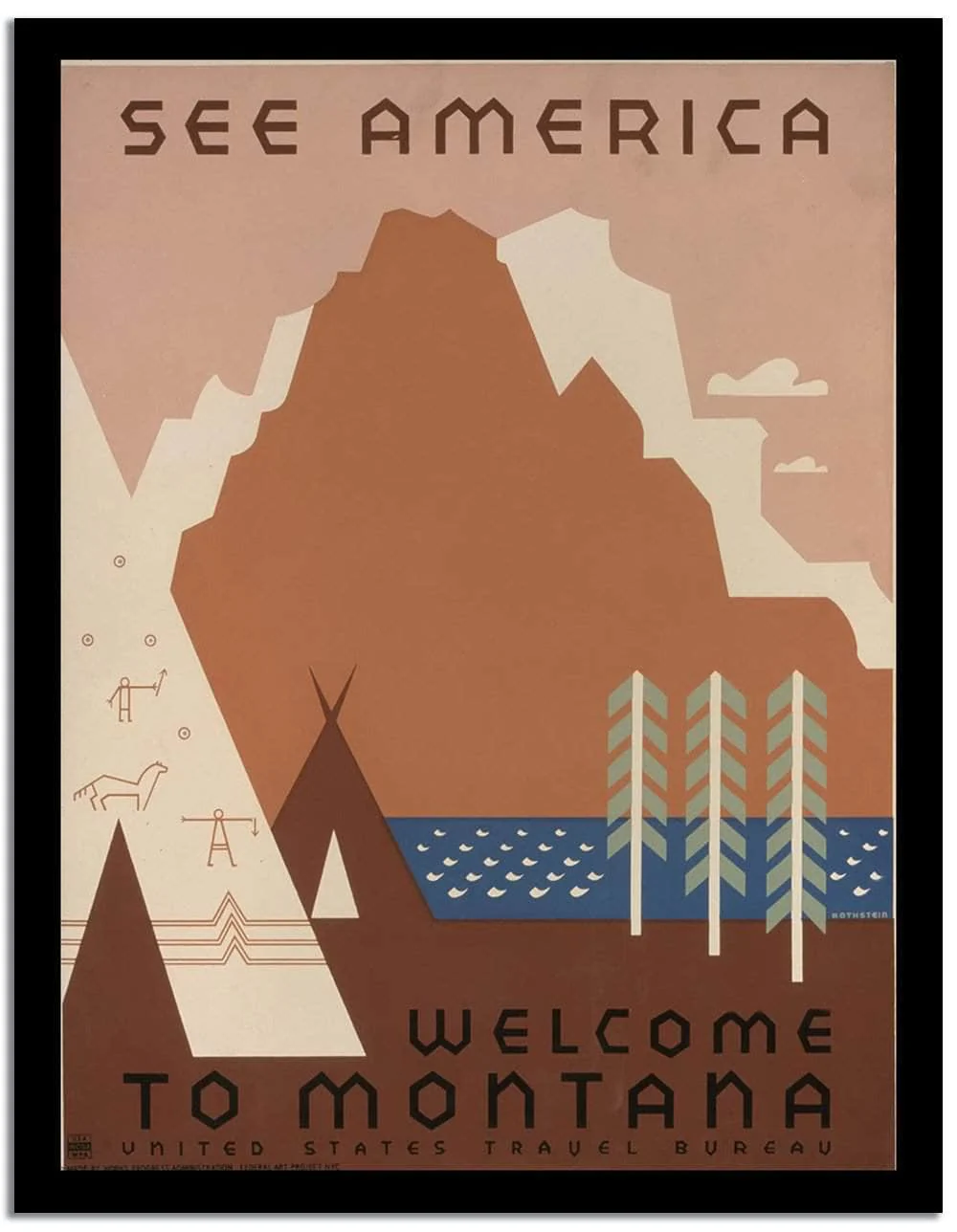 See America Vintage Posterb - Image 2