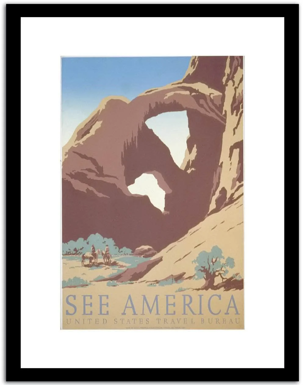 See America Vintage Posterf