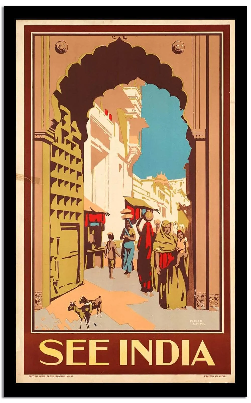 See India Vintage Poster - Image 2
