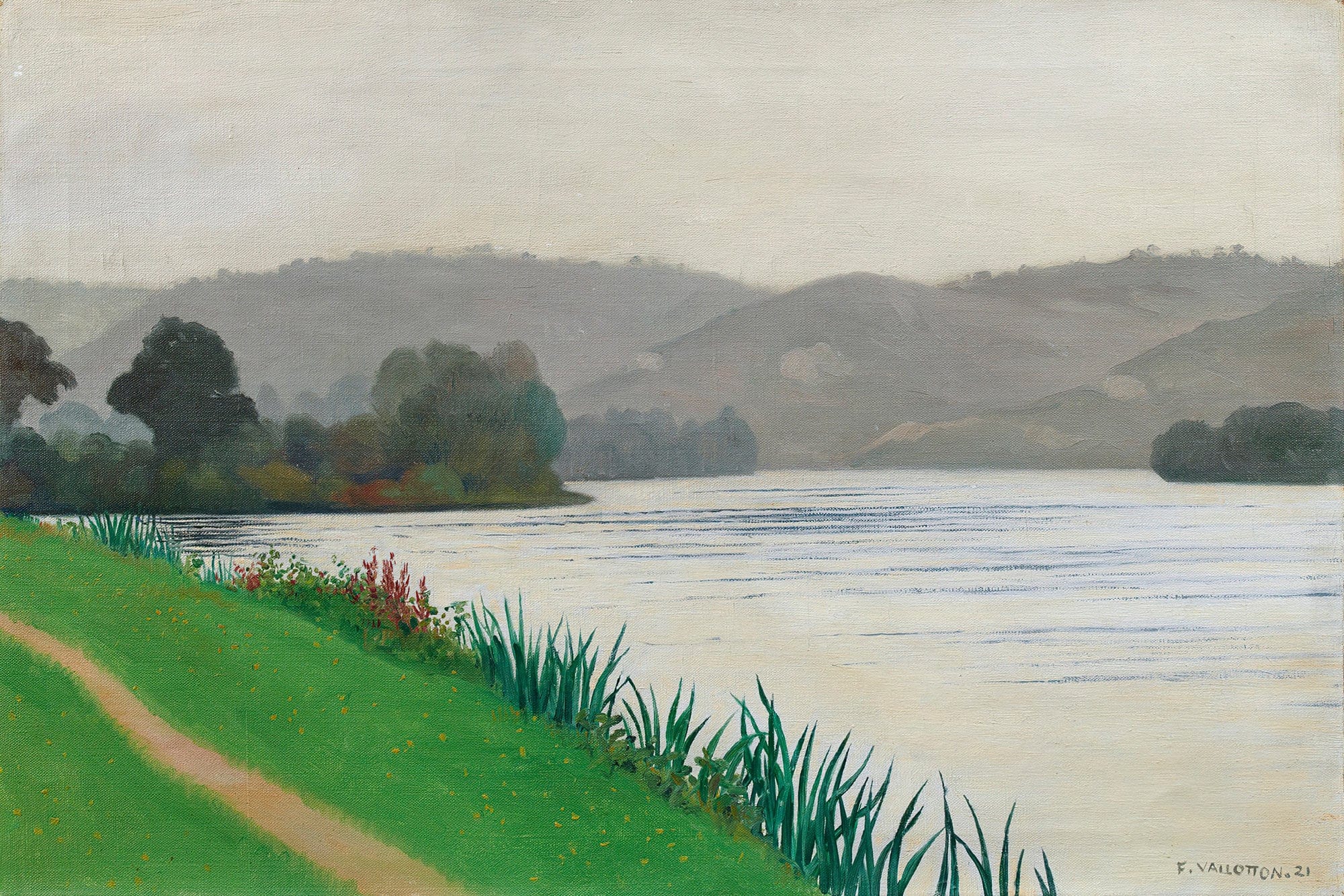 Seine At Tournedos by Felix Vallotton - Image 2