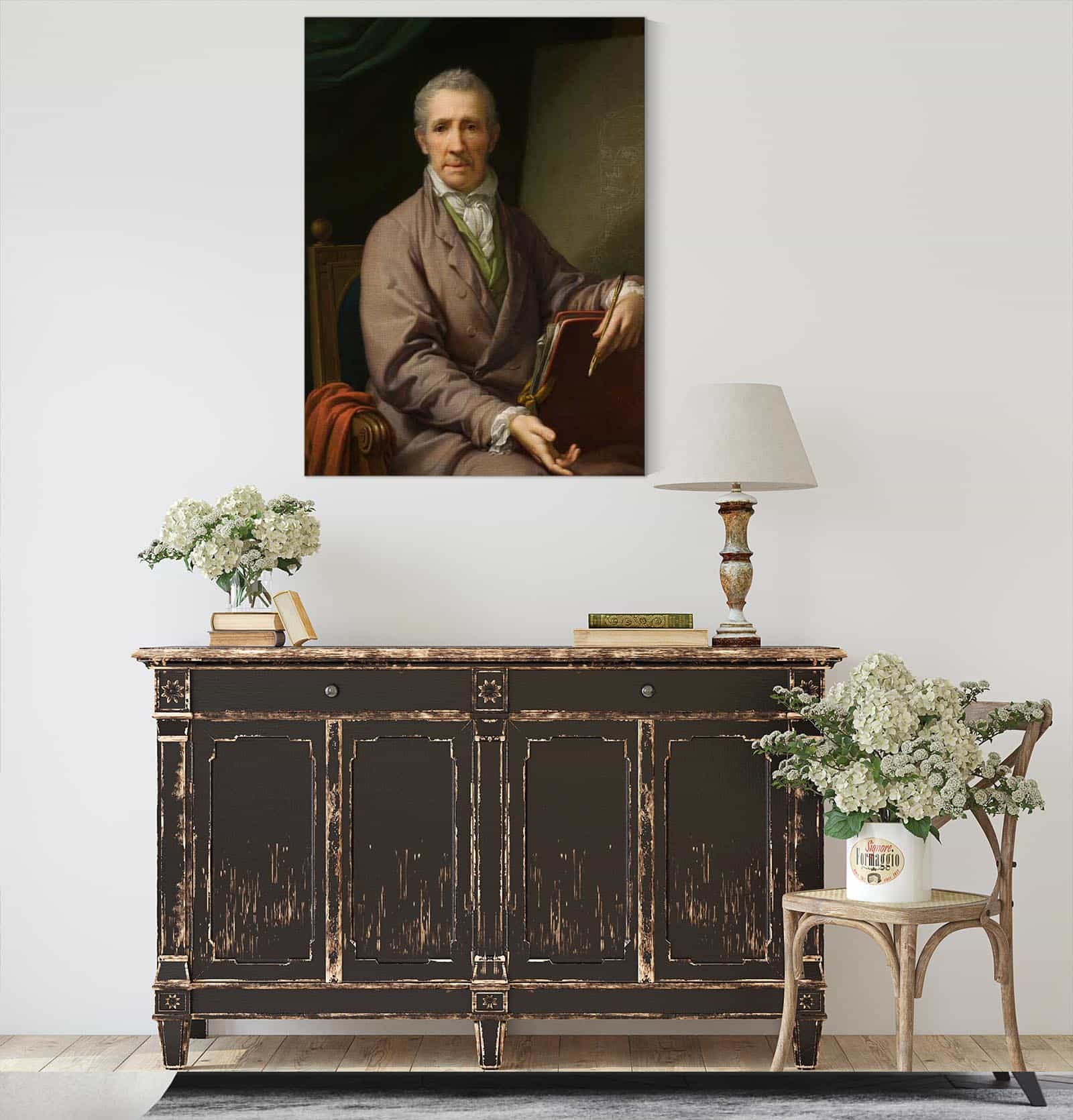 Selbstbildnis An Der Staffelei by Johann Baptist Von Lampi The Elder - Image 4