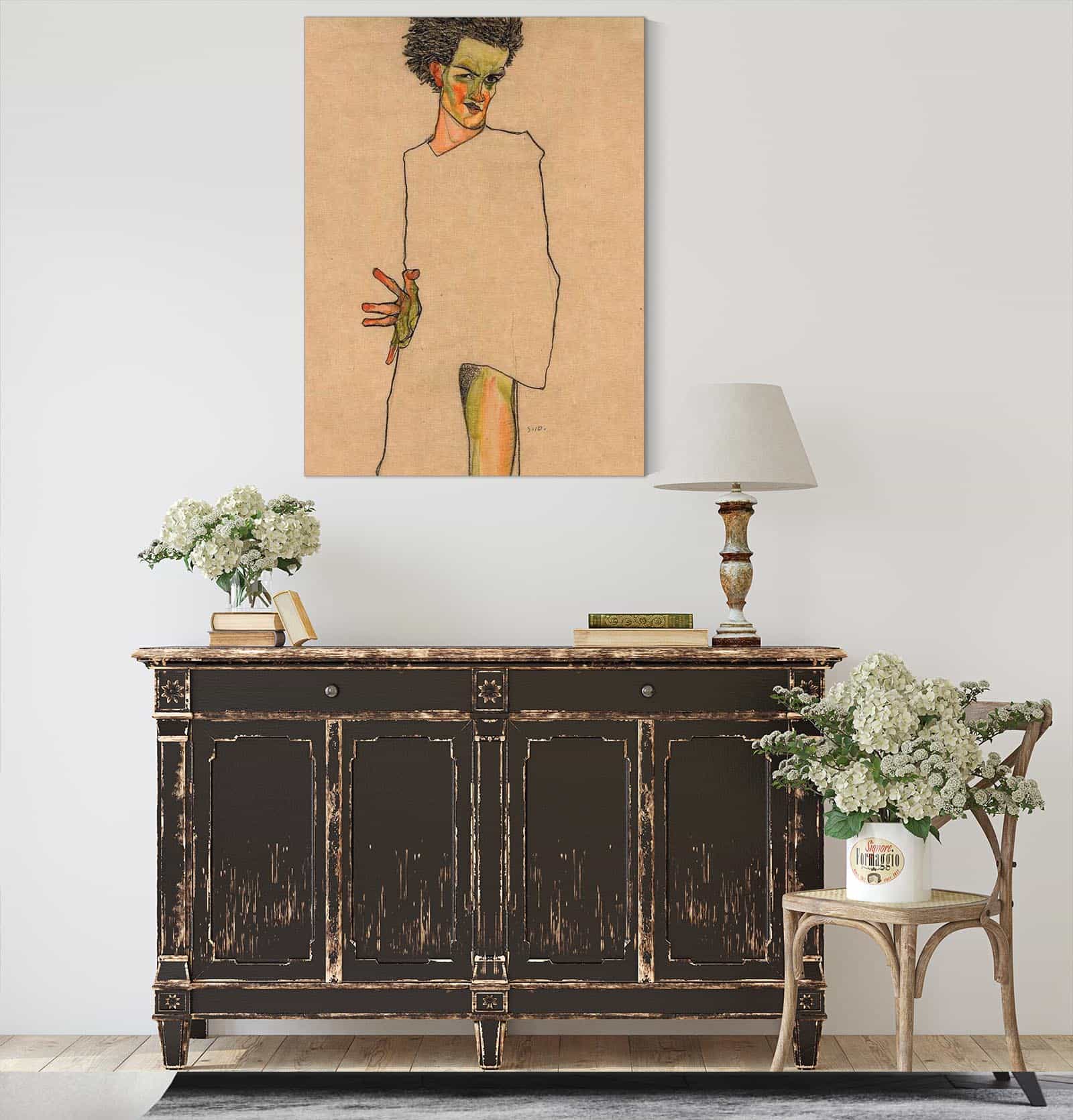 Selbstbildnis by Egon Schiele - Image 4
