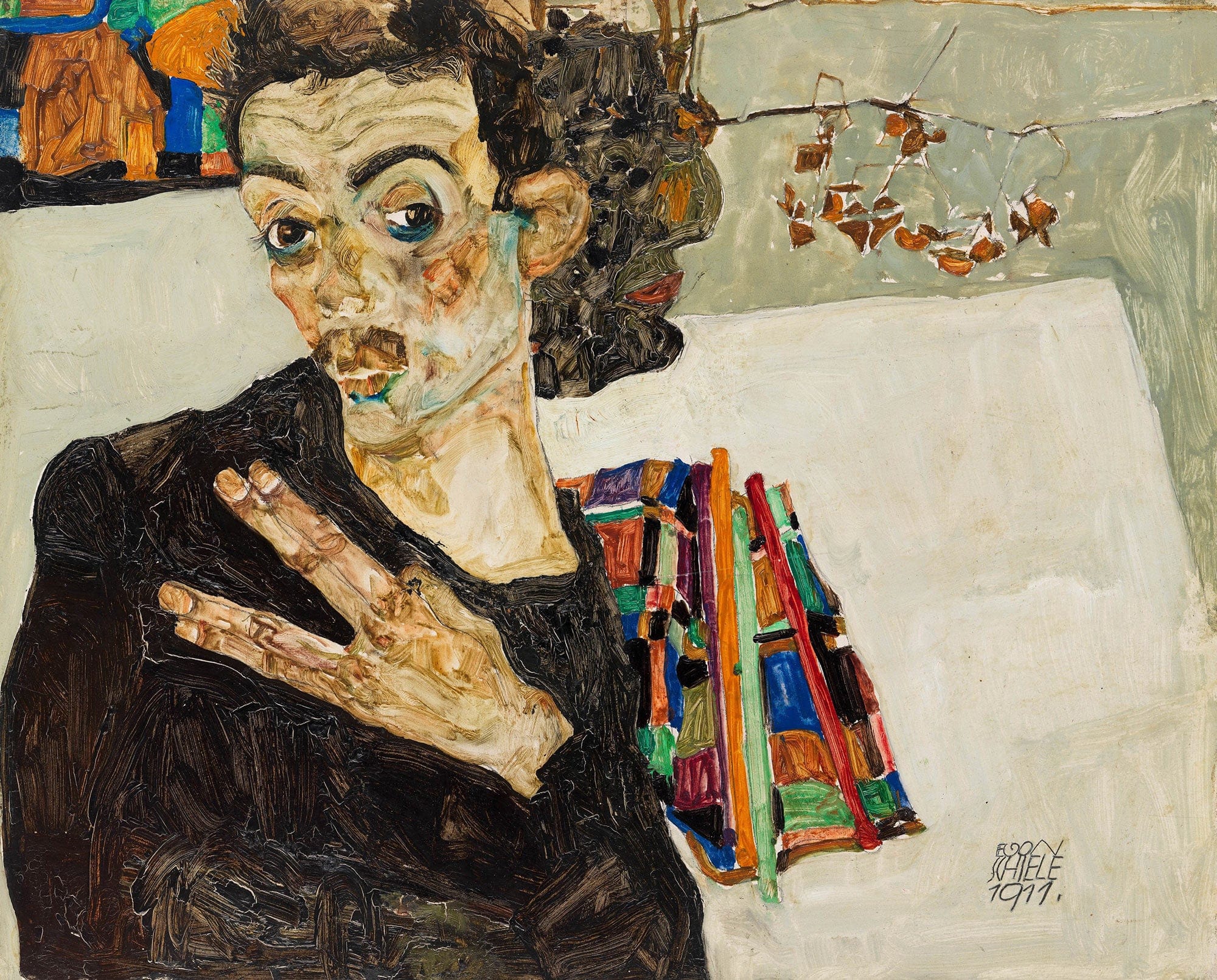 Selbstbildnis by Egon Schiele - Image 6