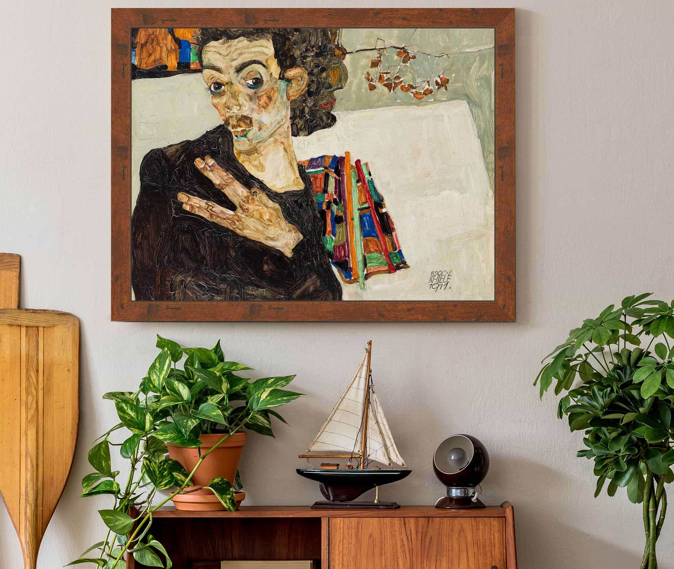 Selbstbildnis by Egon Schiele - Image 7