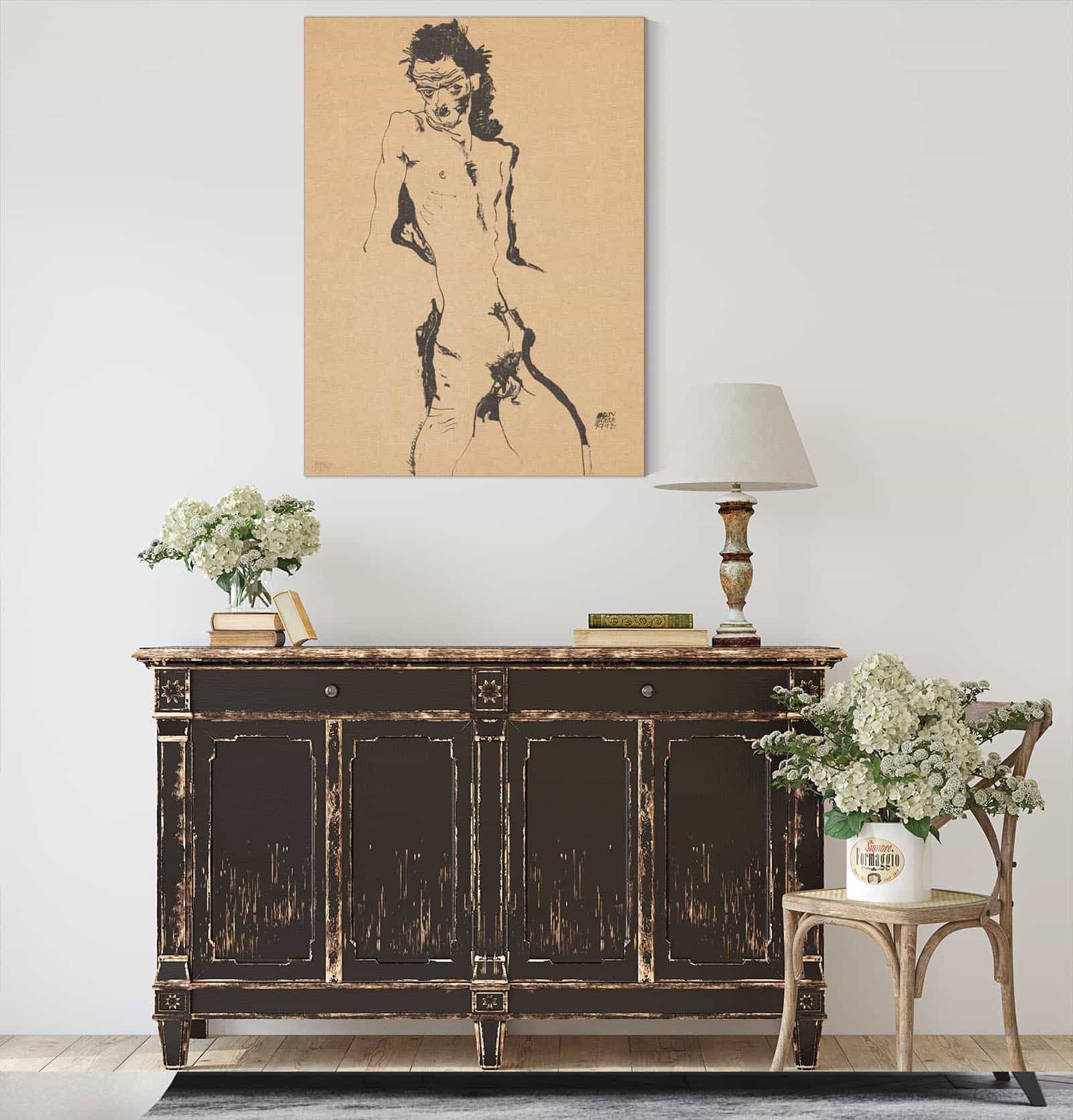 Selbstportrat by Egon Schiele - Image 4
