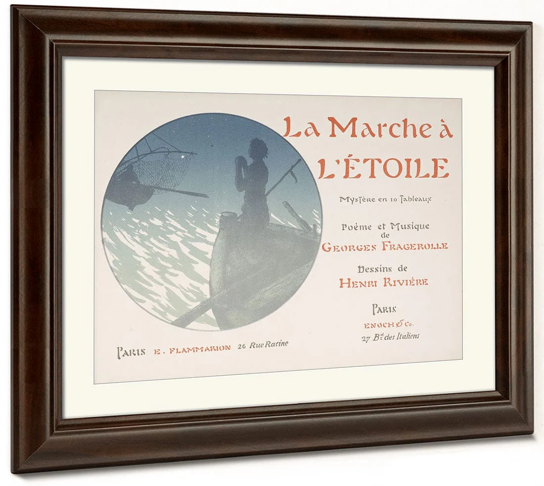 Selected Pages From The Shadow Theater Album La Marche A L'etoile (The Procession To The Star) By Henri Riviere - Image 3