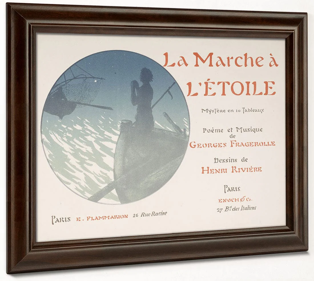 Selected Pages From The Shadow Theater Album La Marche A L'etoile (The Procession To The Star) By Henri Riviere - Image 4