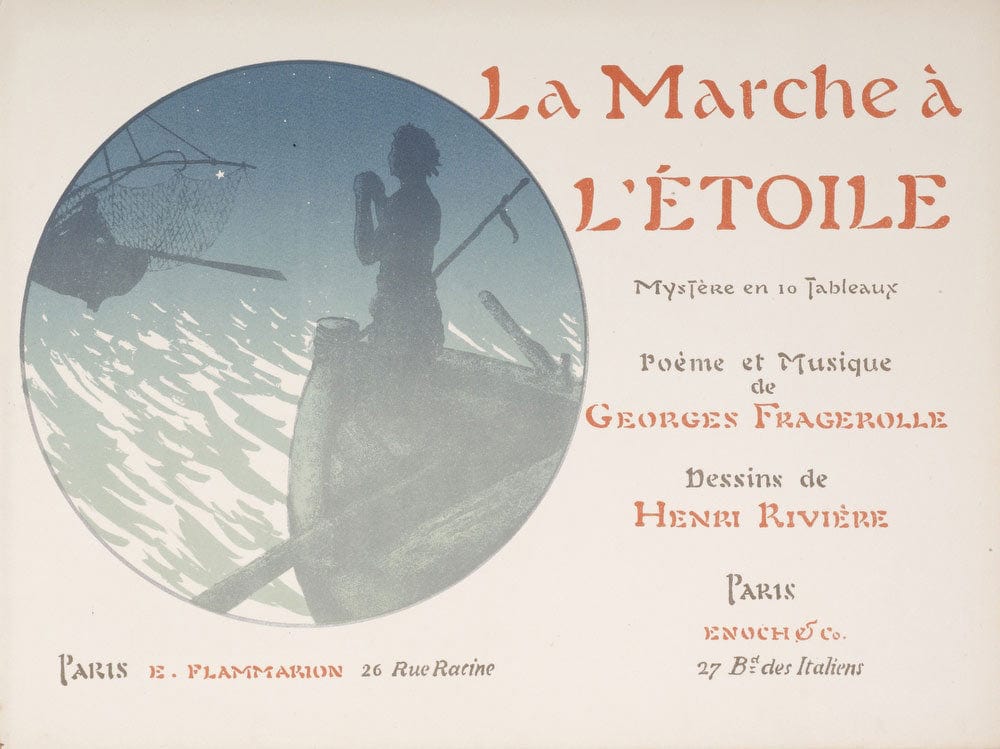 Selected Pages From The Shadow Theater Album La Marche A L'etoile (The Procession To The Star) By Henri Riviere - Image 5