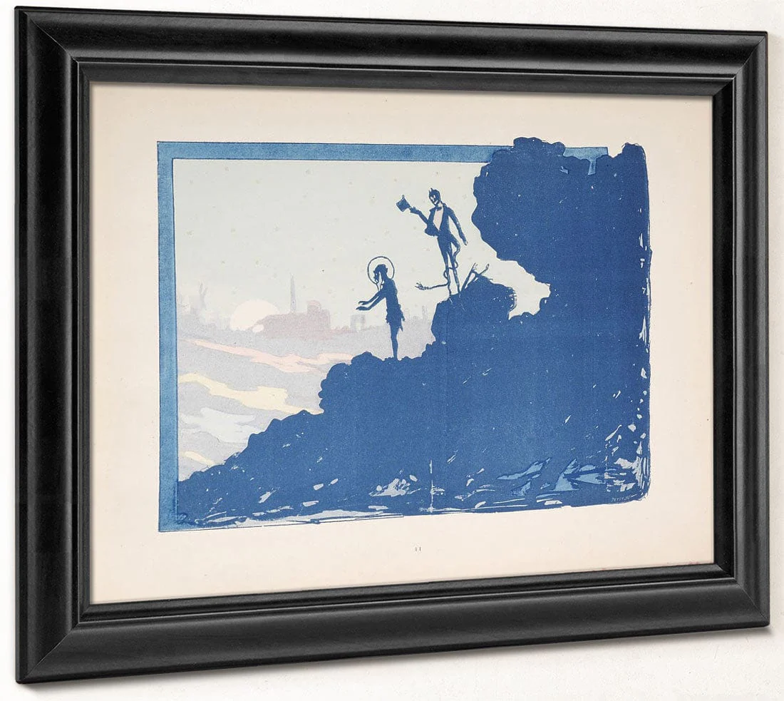 Selected Pages From The Shadow Theater Album La Tentation De Saint Antoine (Temptation Of Saint Anthony) 2 By Henri Riviere - Image 6